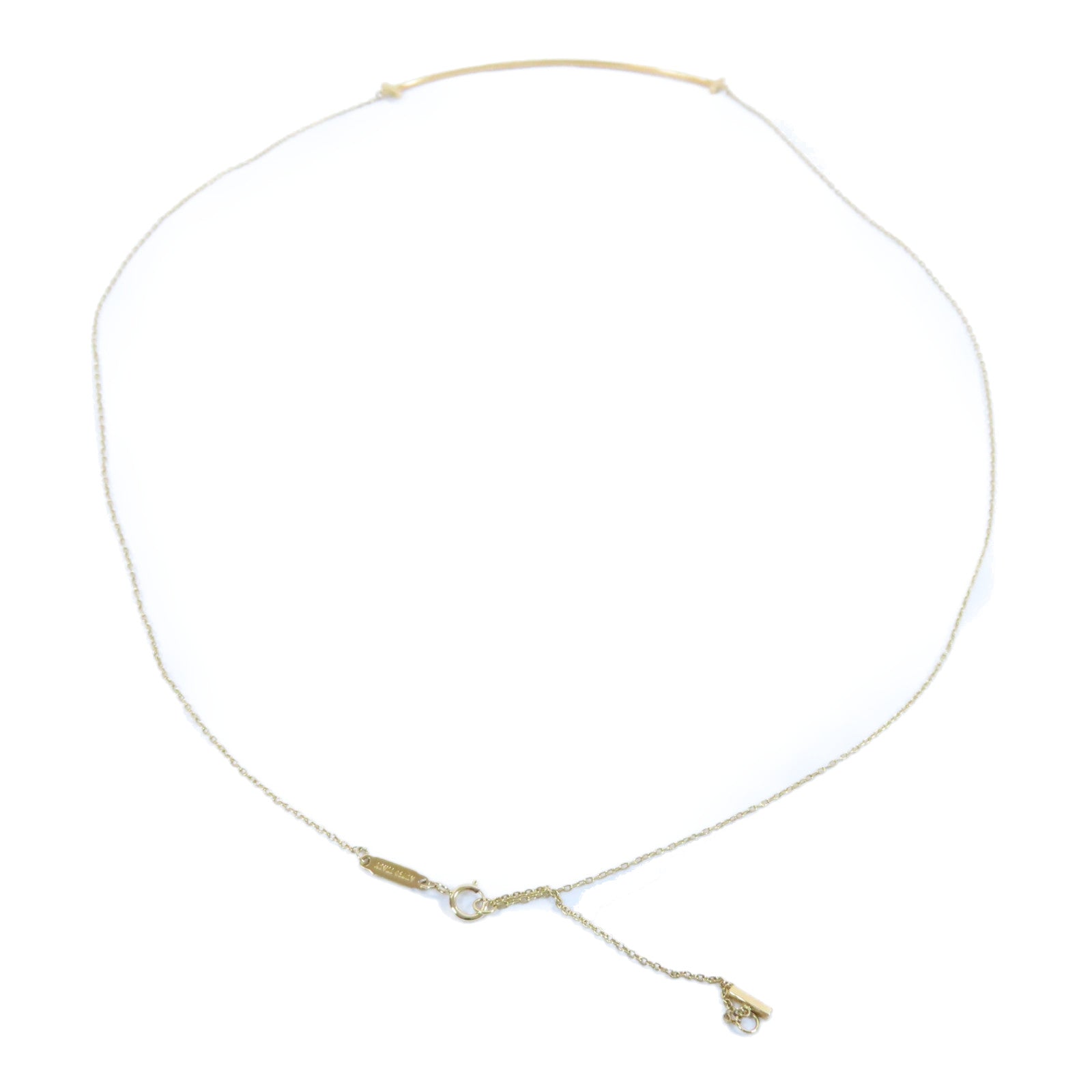 TIFFANY＆CO 18K黃金T Smile Large項鍊
