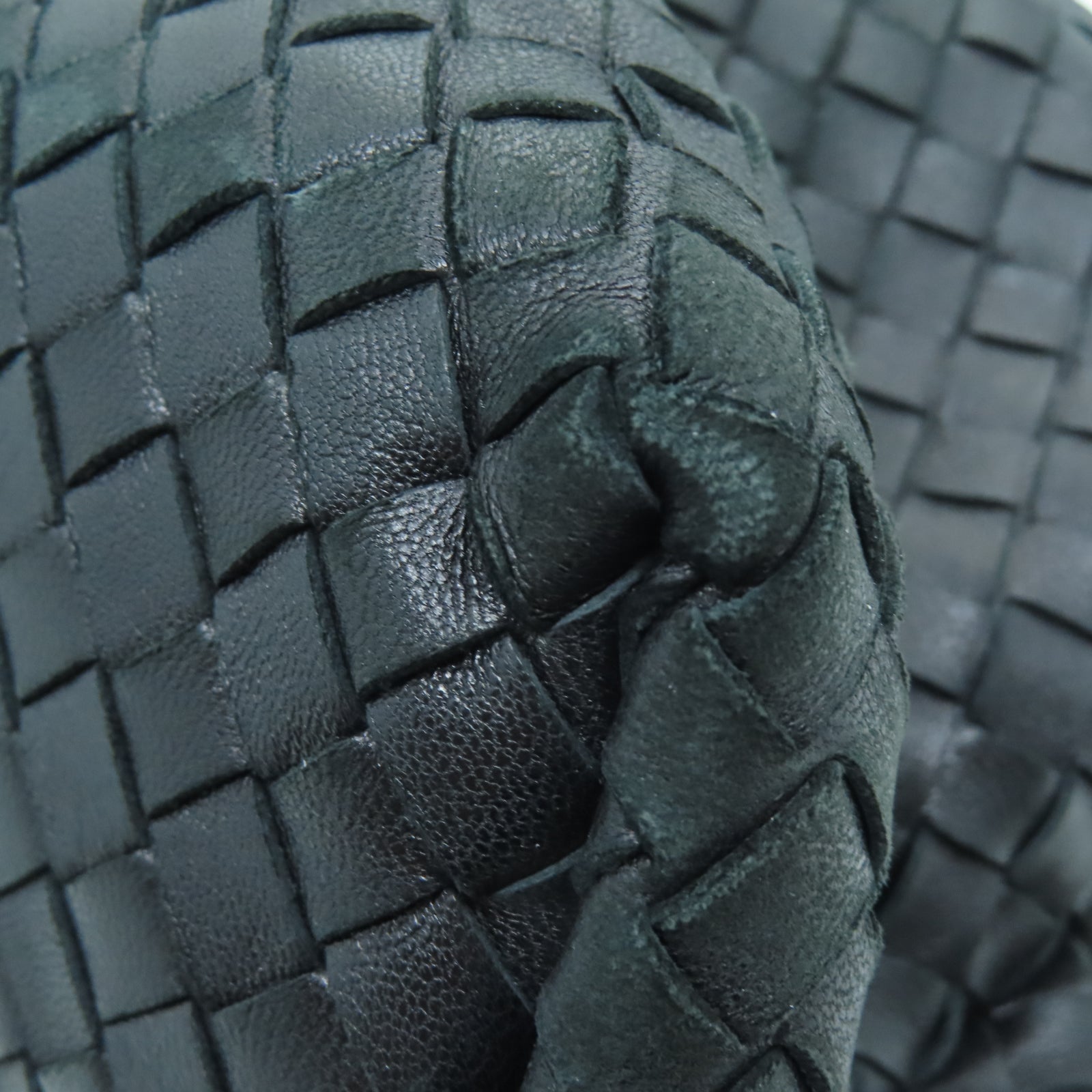 BOTTEGA VENETA 【激減優惠】羊皮皮革Tote Bag金扣手挽袋黑色
