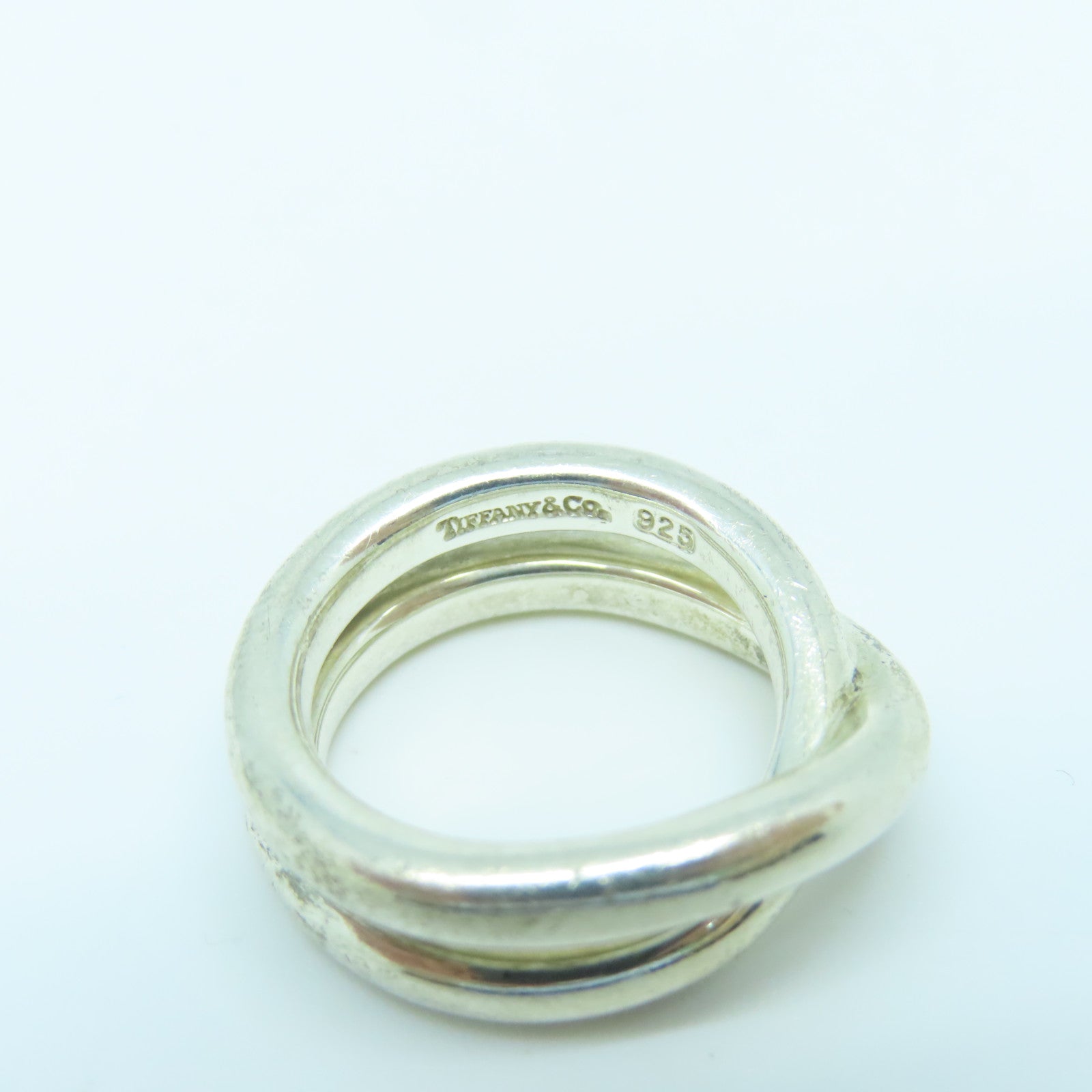 TIFFANY&amp;CO 925 sterling silver Ring US#4.5