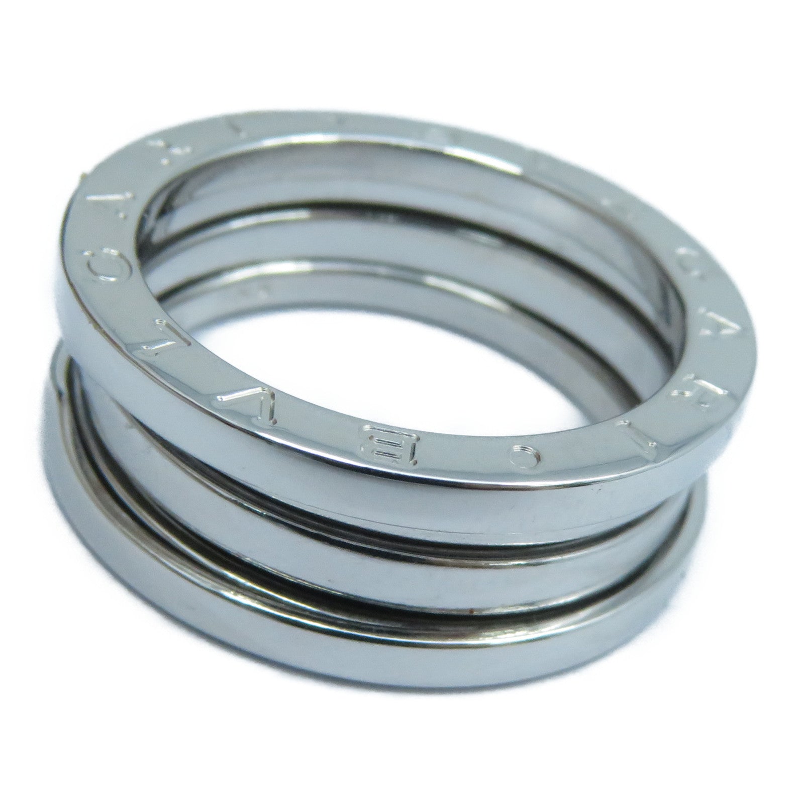BVLGARI 18K白金B-zero1戒指BVLGARI#56/US#7