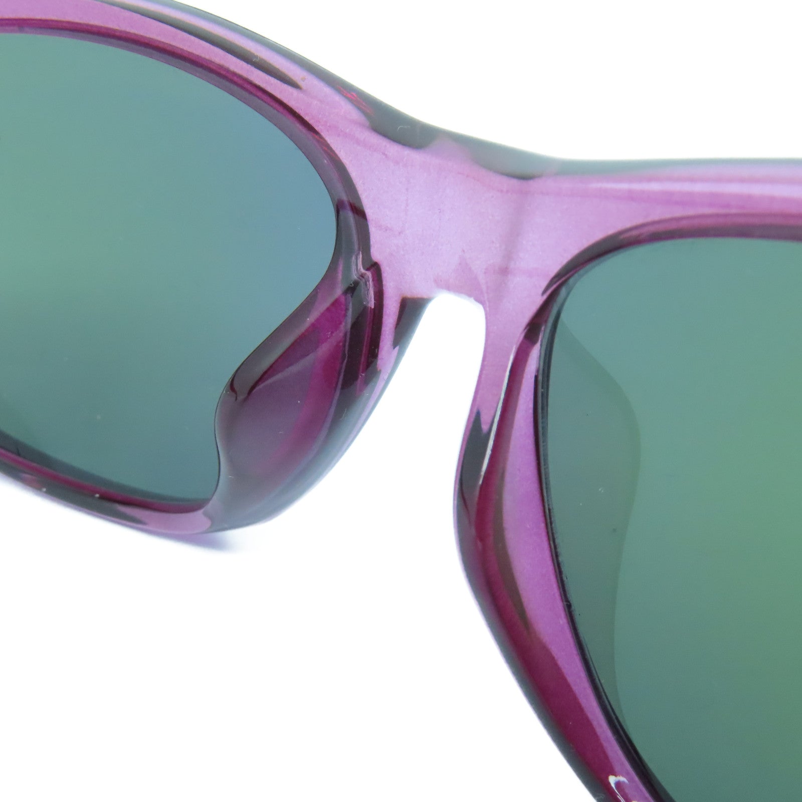 GUCCI PVC Sunglasses silver buckle sunglasses purple