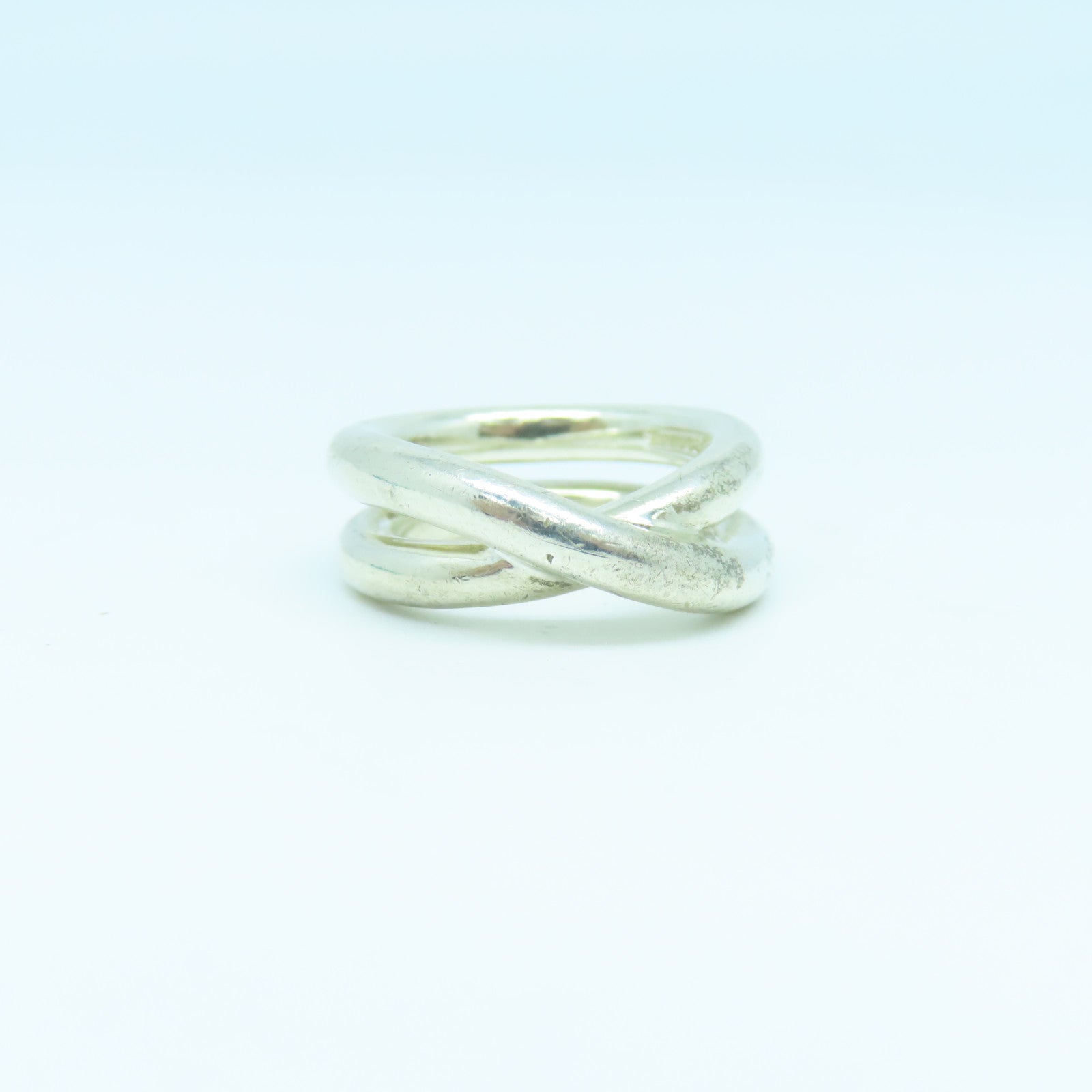 TIFFANY&amp;CO 925 sterling silver Ring US#4.5