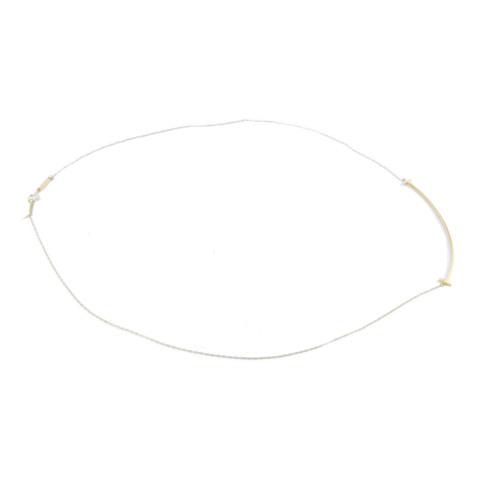 TIFFANY＆CO 18K黃金T Smile Large項鍊