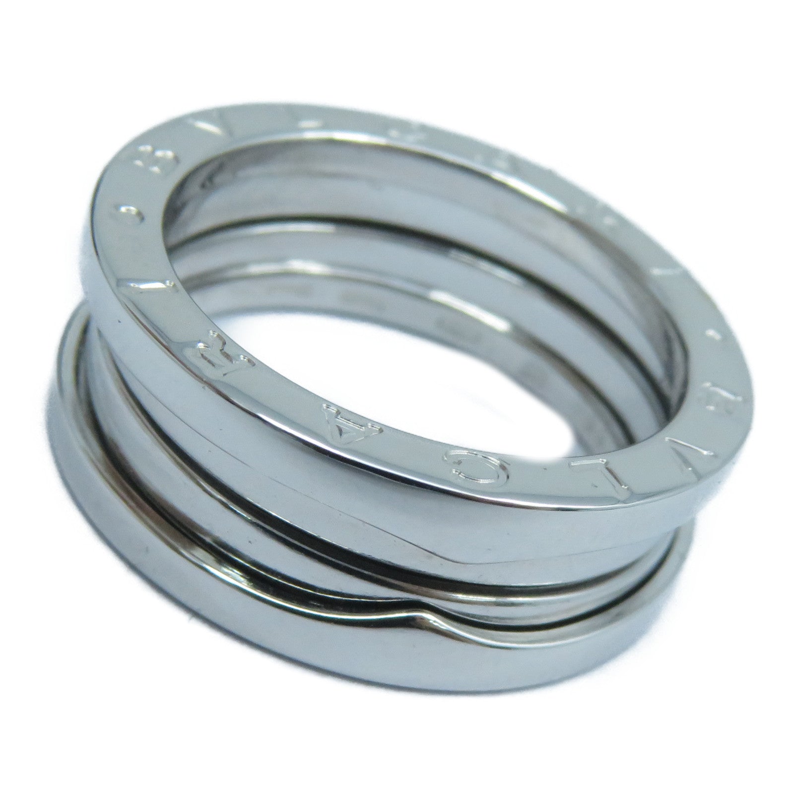 BVLGARI 18K白金B-zero1戒指BVLGARI#56/US#7