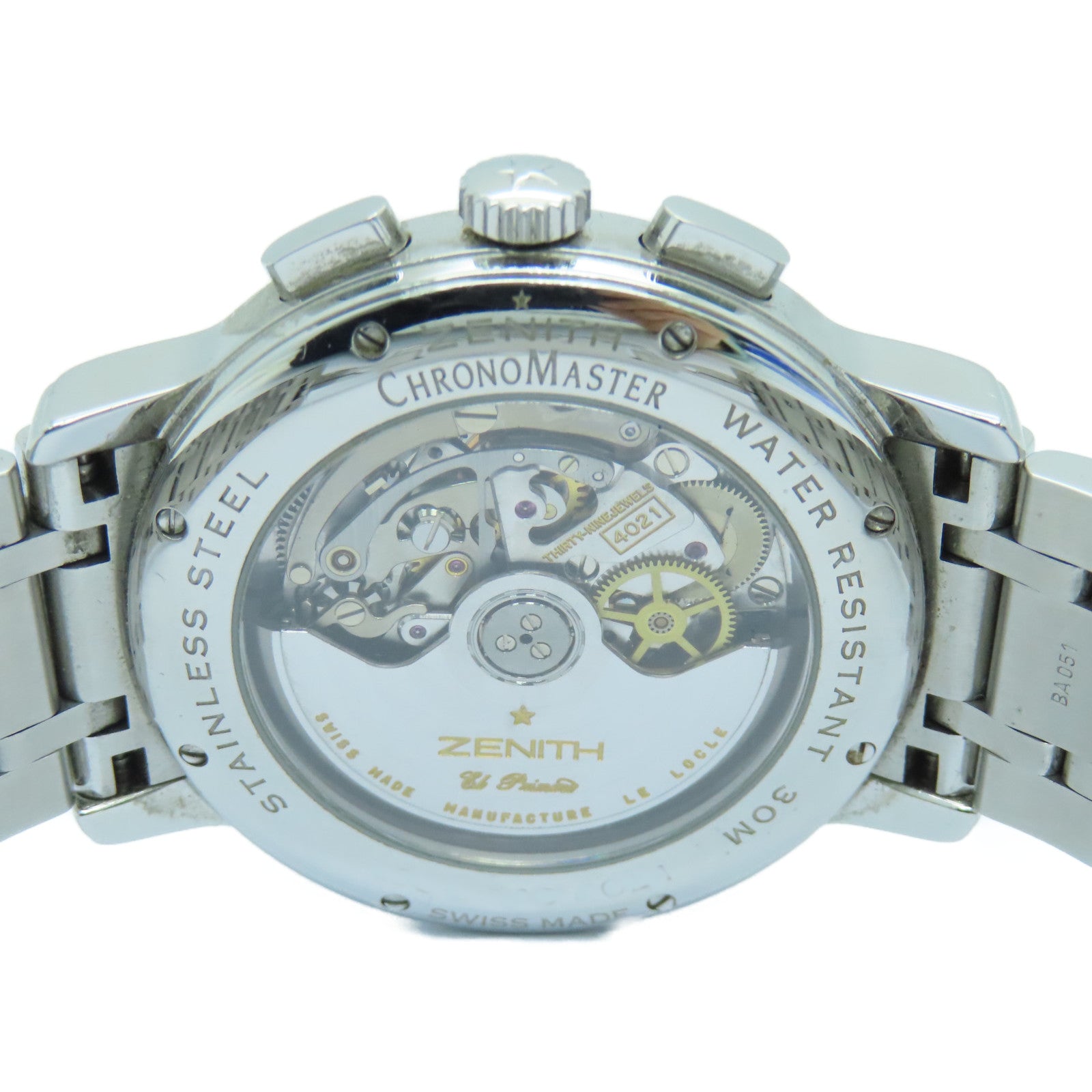 ZENITH Ei Primero Chronomaster不鏽鋼手錶自動機芯深藍色