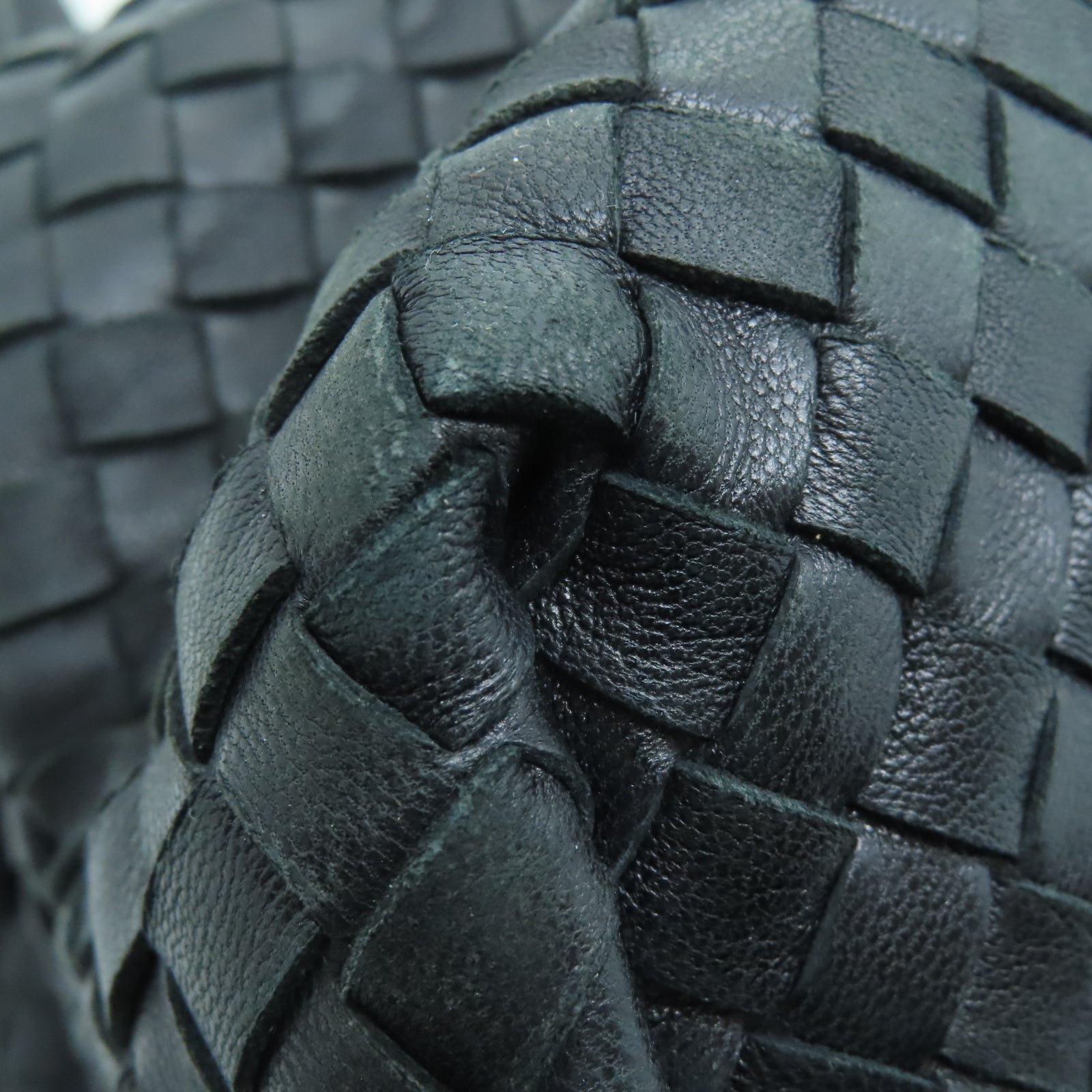 BOTTEGA VENETA 【激減優惠】羊皮皮革Tote Bag金扣手挽袋黑色