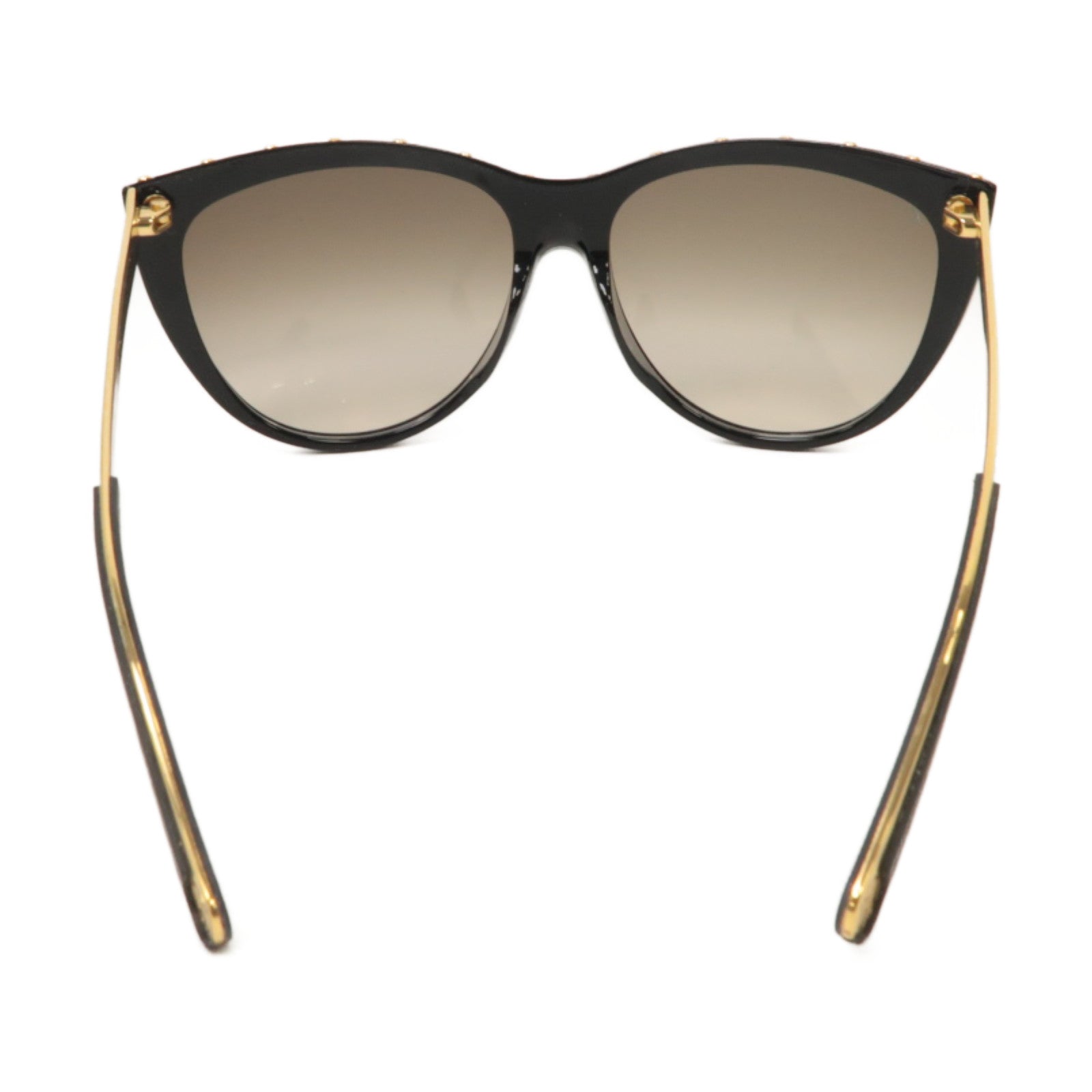 LOUIS VUITTON PVC La Boum Sunglasses金扣太陽眼鏡黑色/啡色