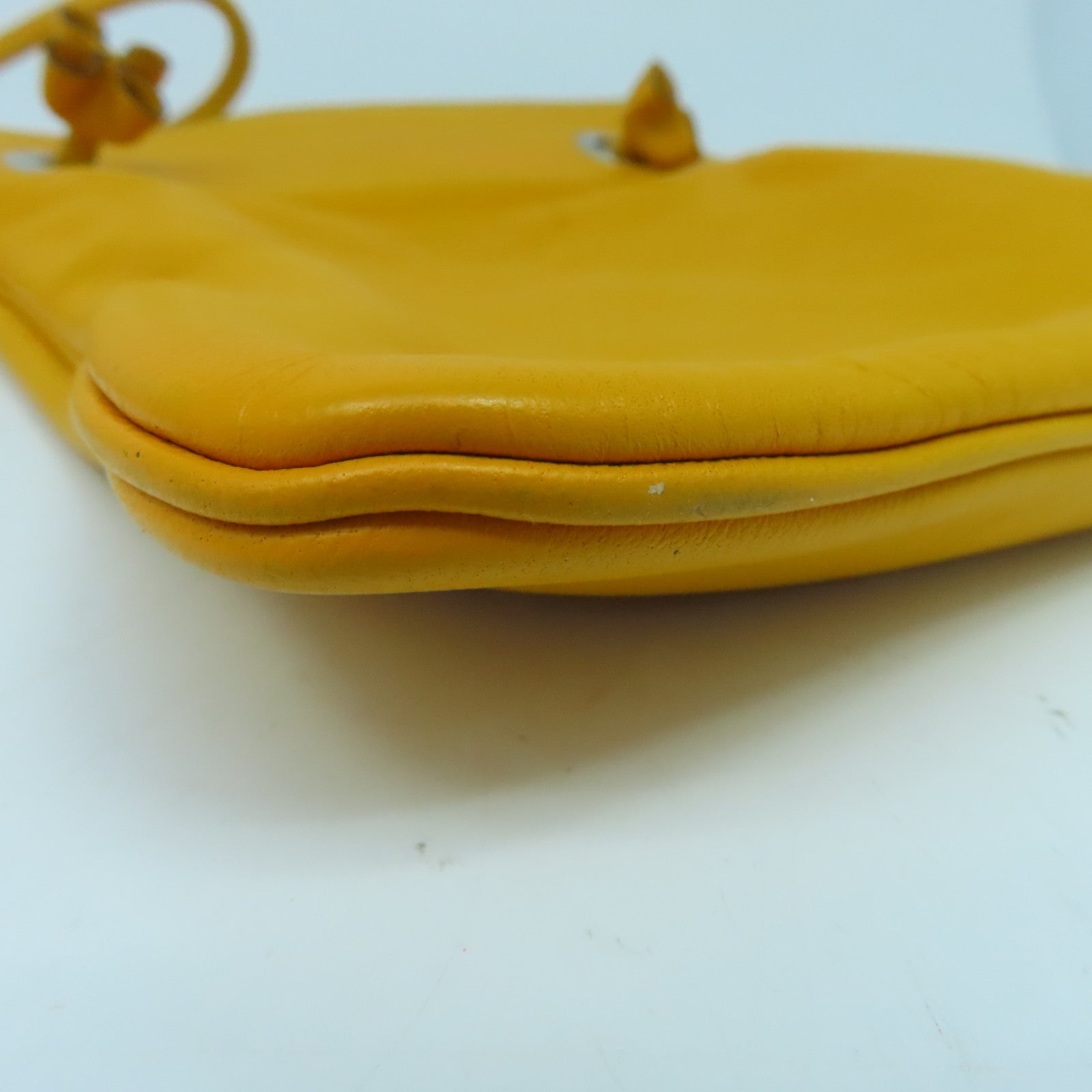 HERMES Swift皮革Aline Mini Shoulder Bag銀扣肩背袋橙色