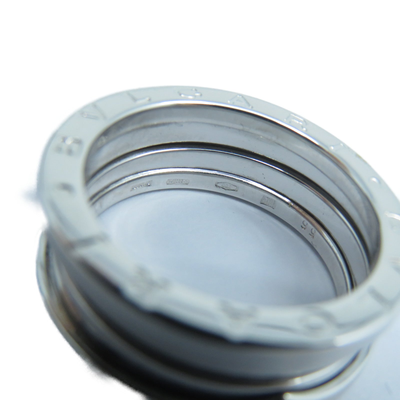BVLGARI 18K白金B-zero1戒指BVLGARI#56/US#7
