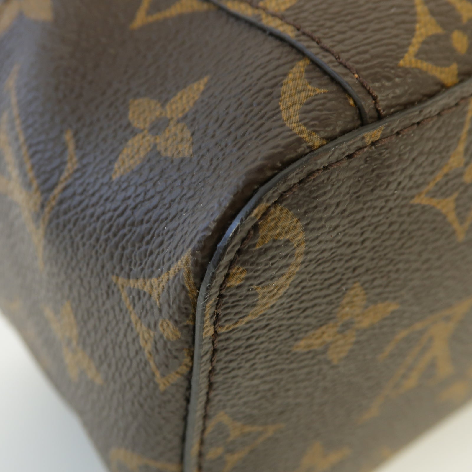 LOUIS VUITTON Monogram Packing Cube PM金扣手拿包啡色