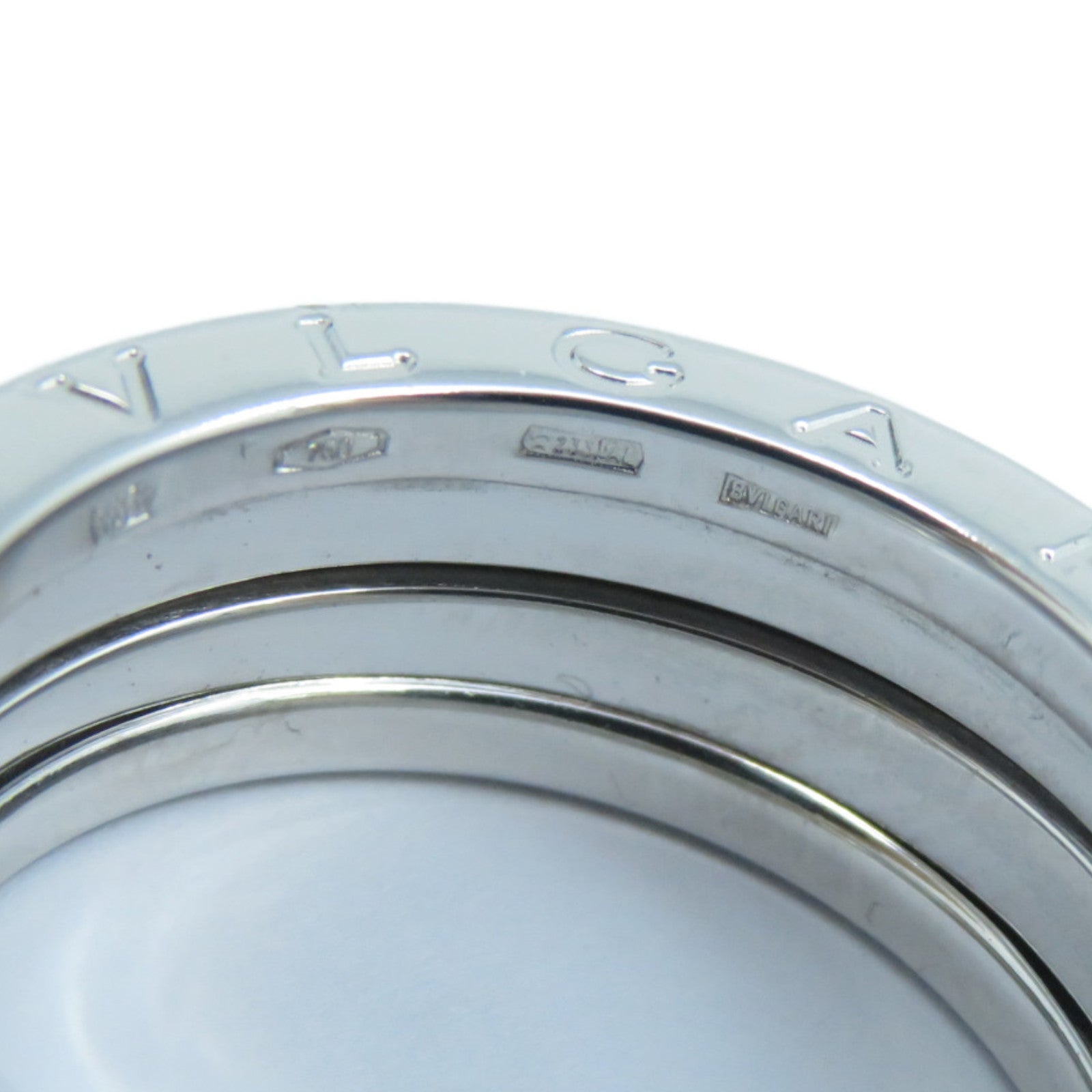 BVLGARI 18K白金B-zero1戒指BVLGARI#56/US#7