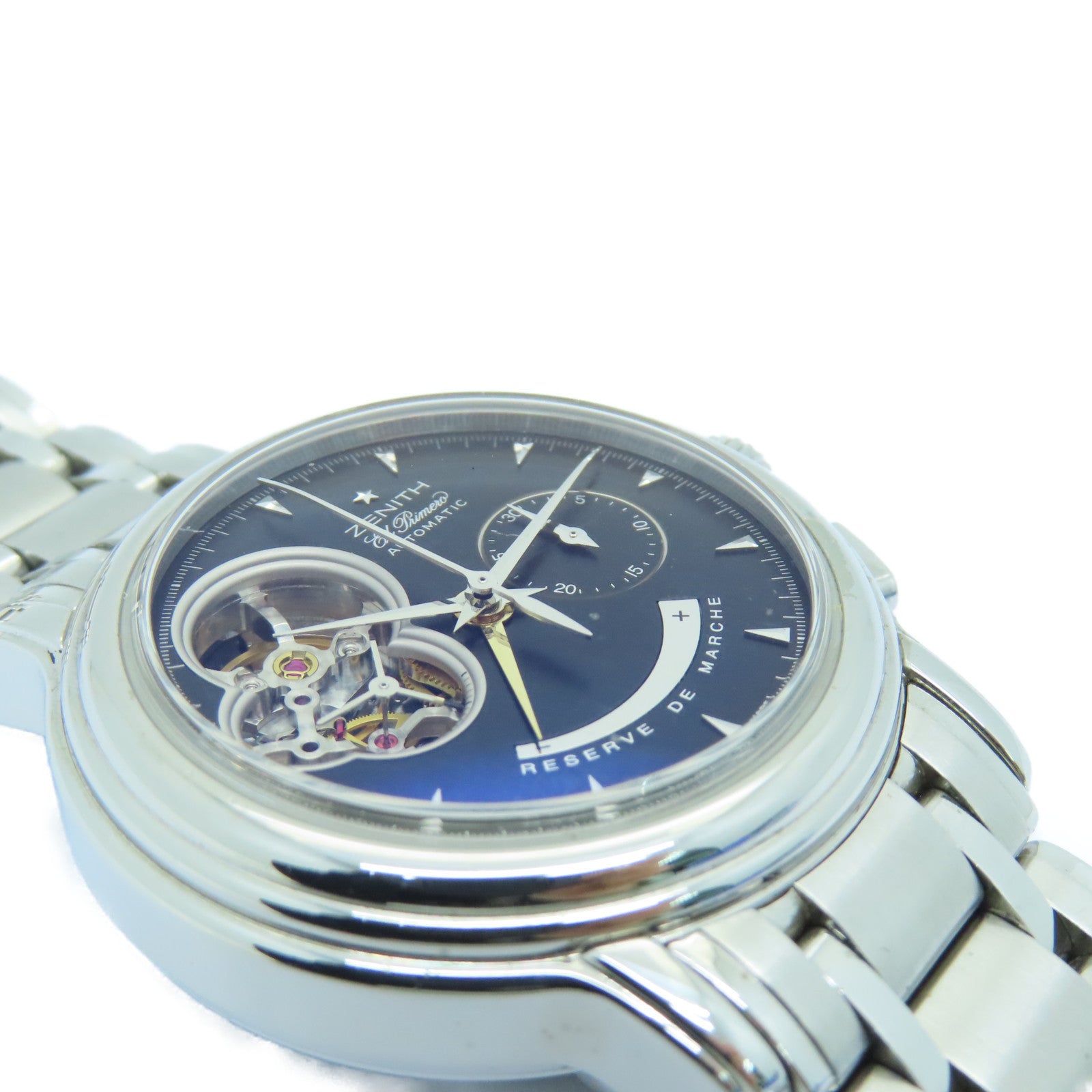 ZENITH Ei Primero Chronomaster不鏽鋼手錶自動機芯深藍色