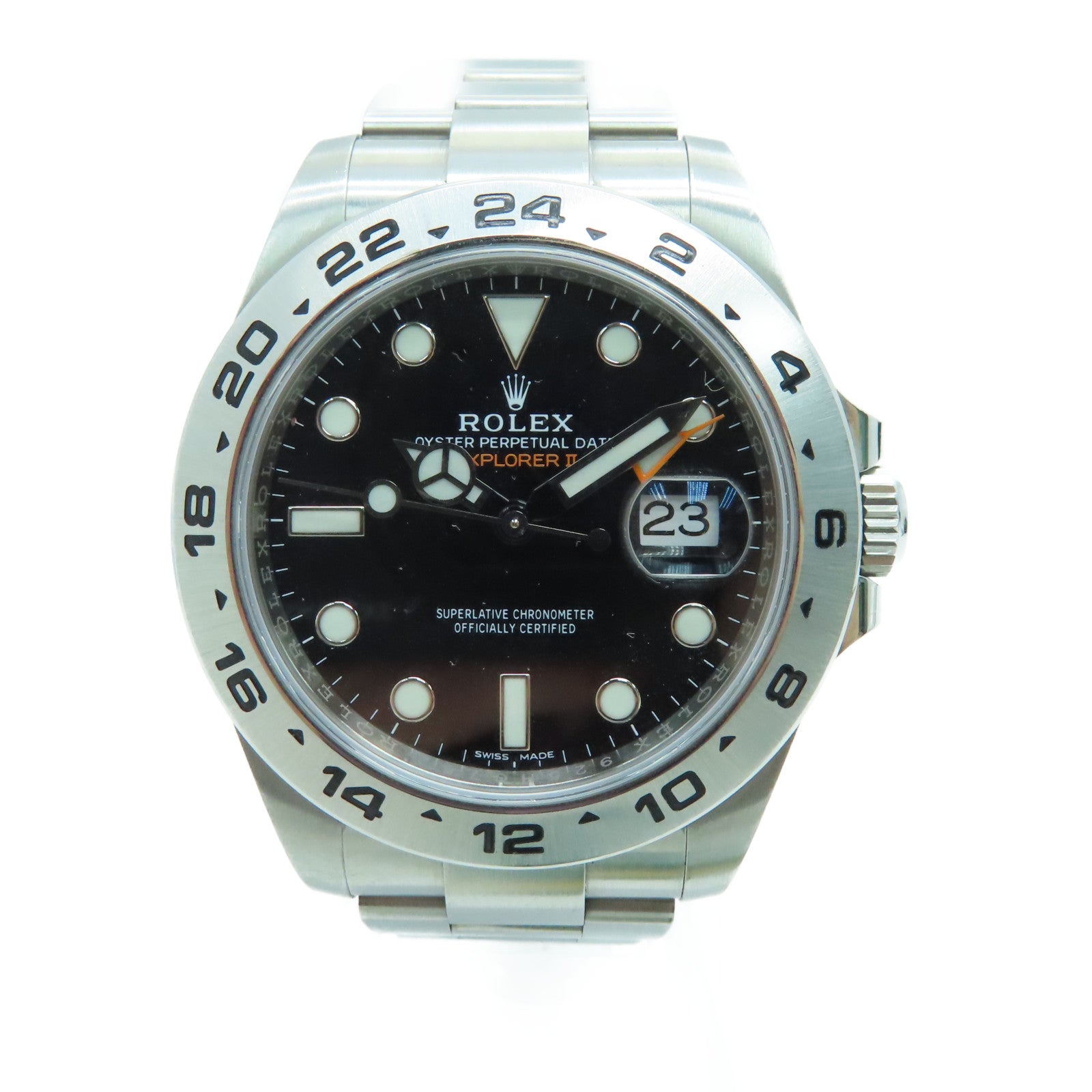 ROLEX ExplorerⅡ 不锈钢手表自动机芯黑色