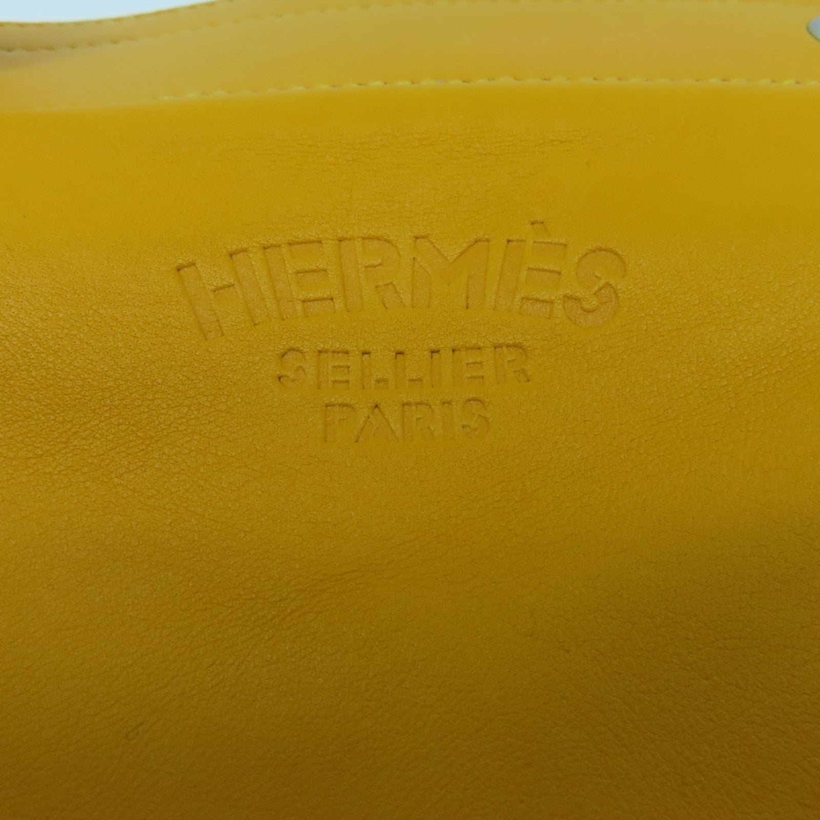 HERMES Swift皮革Aline Mini Shoulder Bag銀扣肩背袋橙色