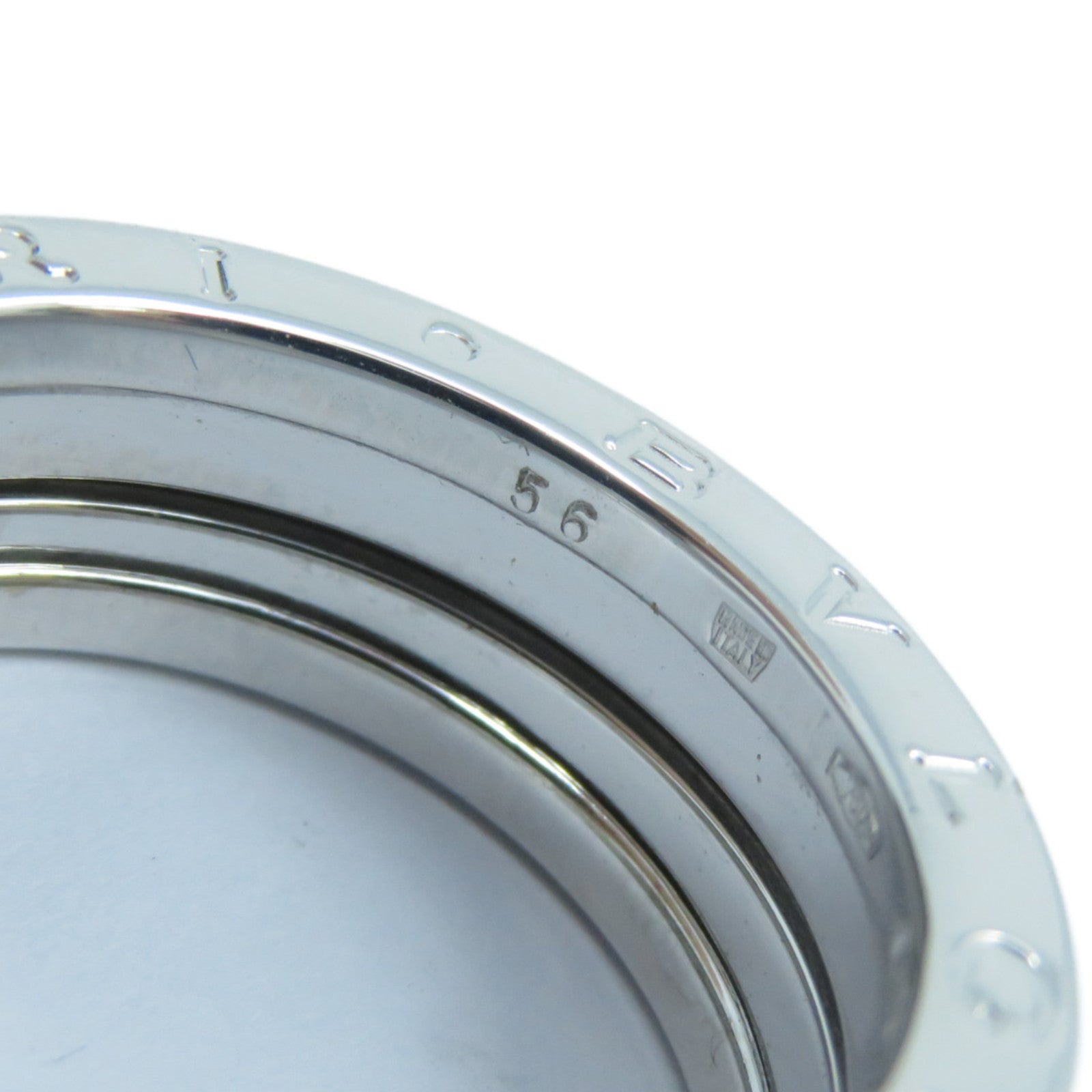 BVLGARI 18K白金B-zero1戒指BVLGARI#56/US#7
