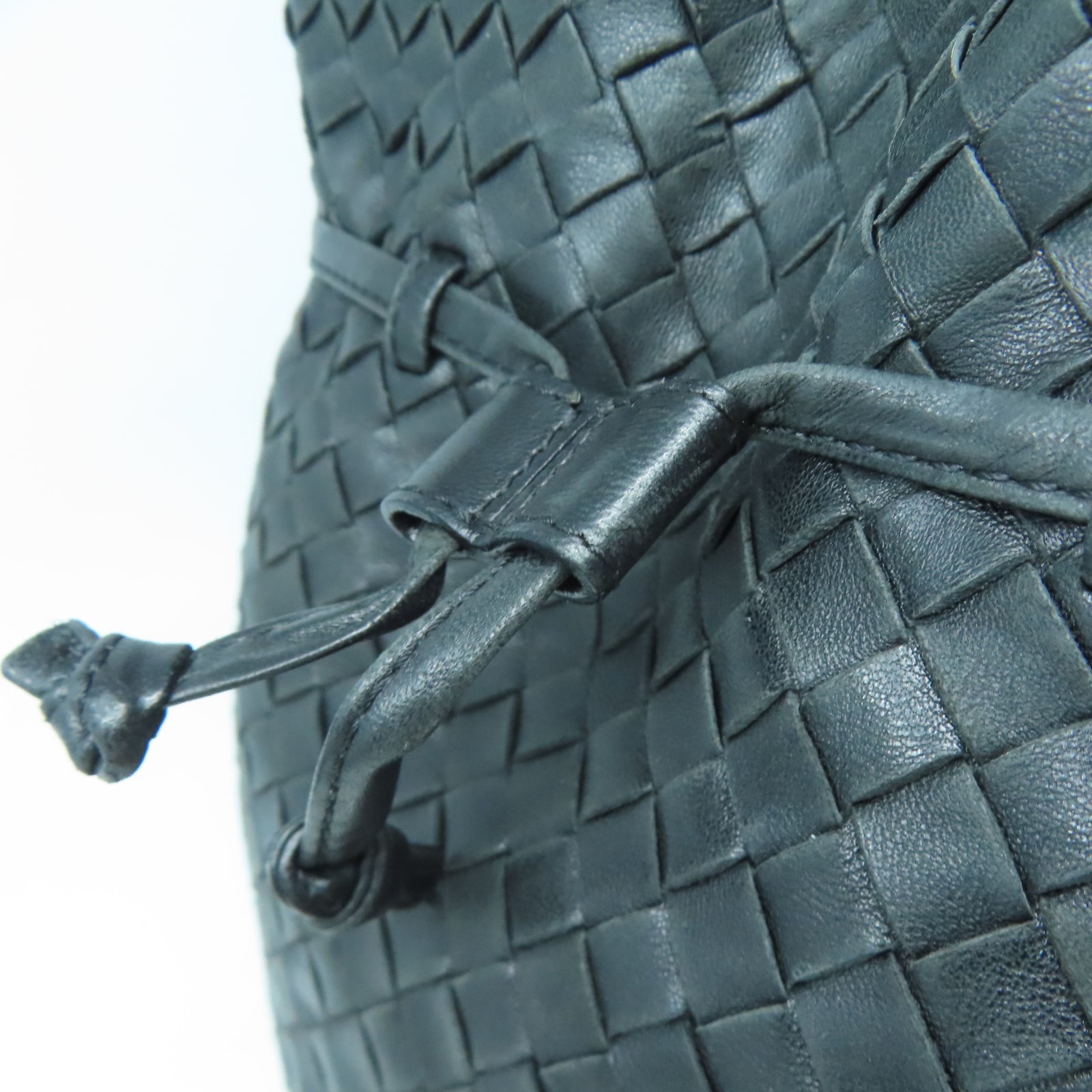 BOTTEGA VENETA 羊皮皮革Shoulder Bag金扣肩背袋黑色