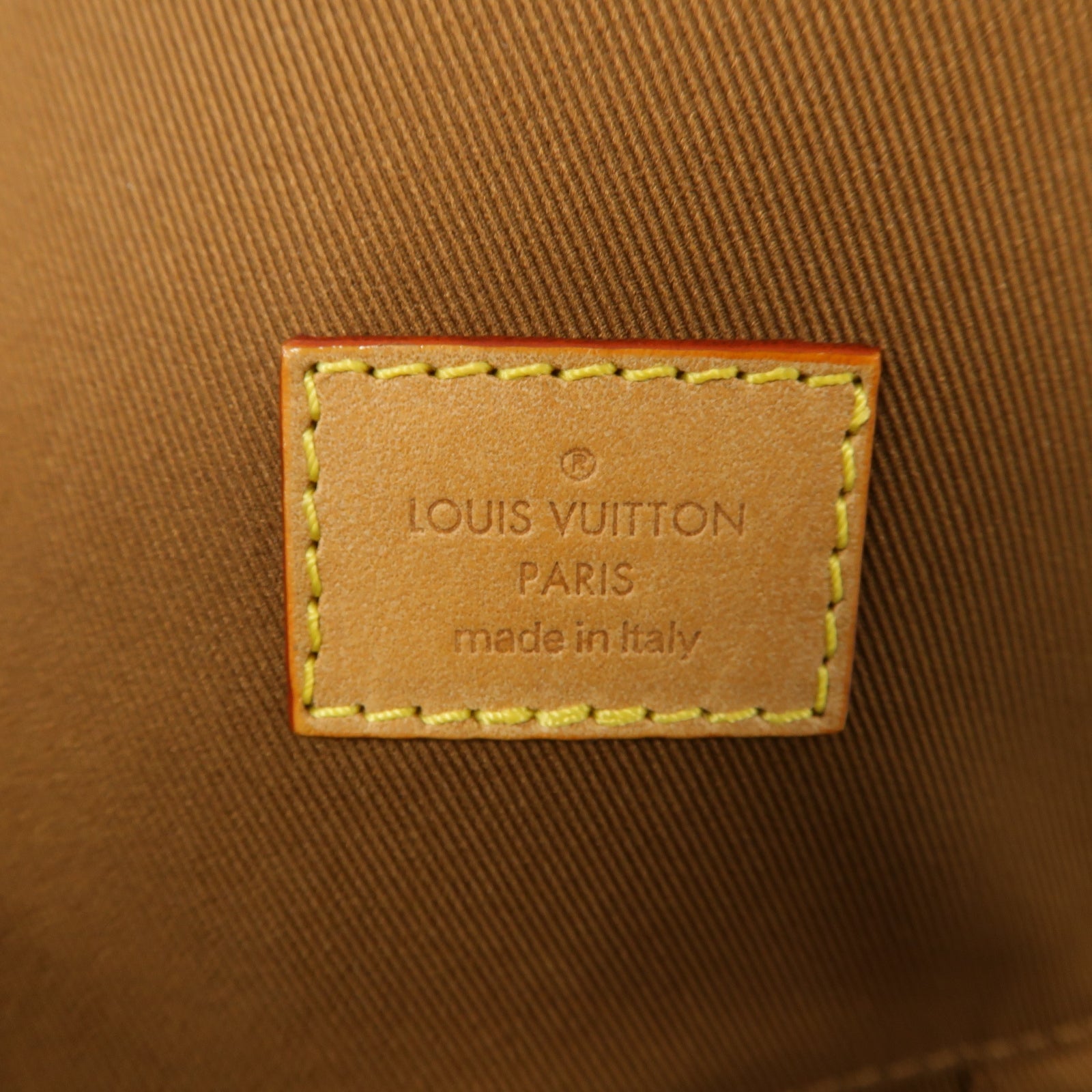 LOUIS VUITTON Monogram Packing Cube PM金扣手拿包啡色