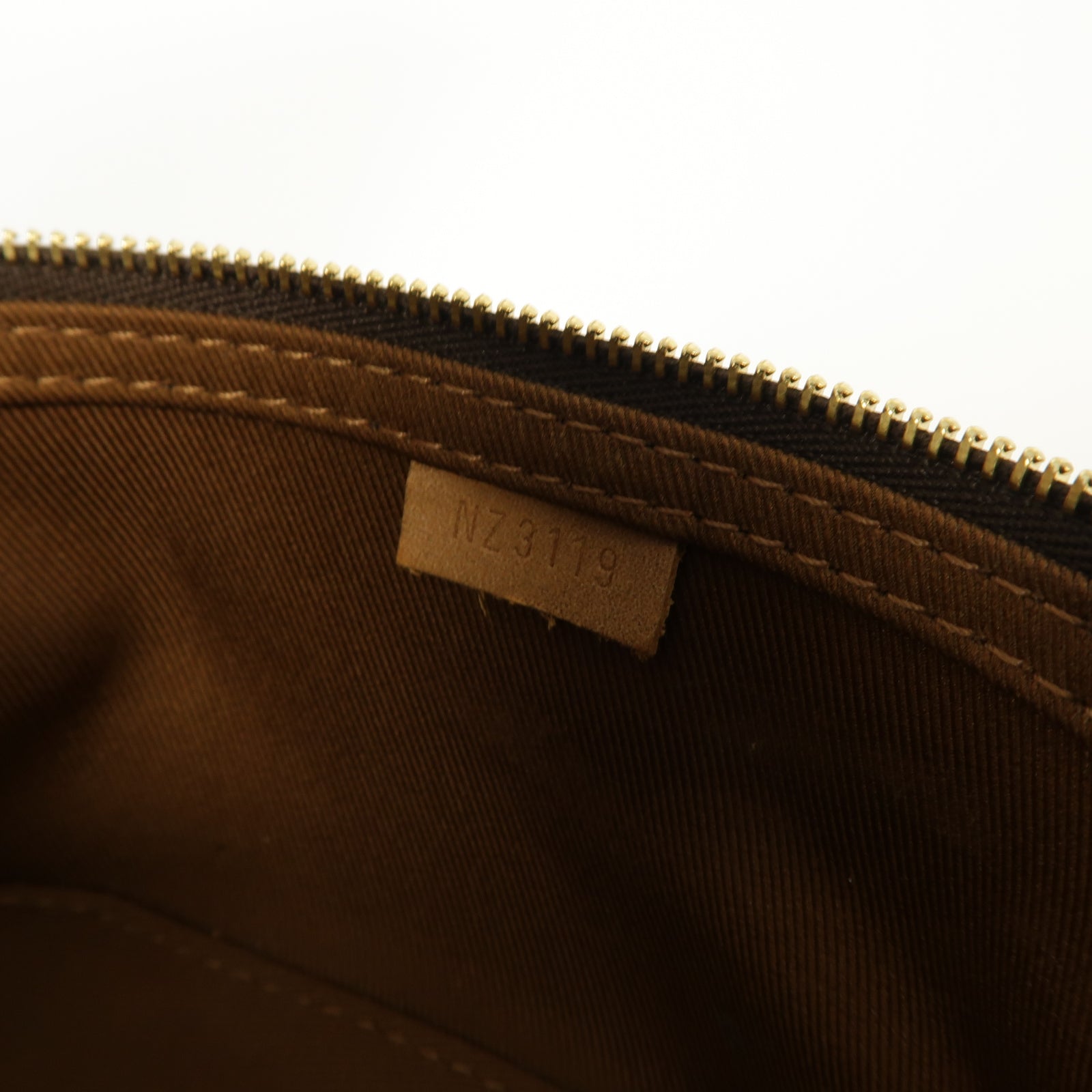 LOUIS VUITTON Monogram Packing Cube PM金扣手拿包啡色