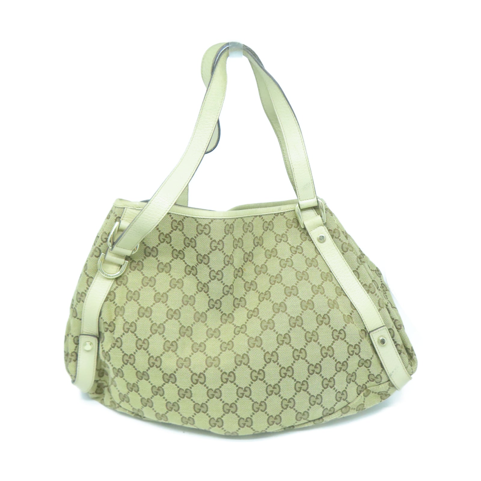 GUCCI 【激減優惠】帆布Shoulder Bag金扣肩背袋棕色