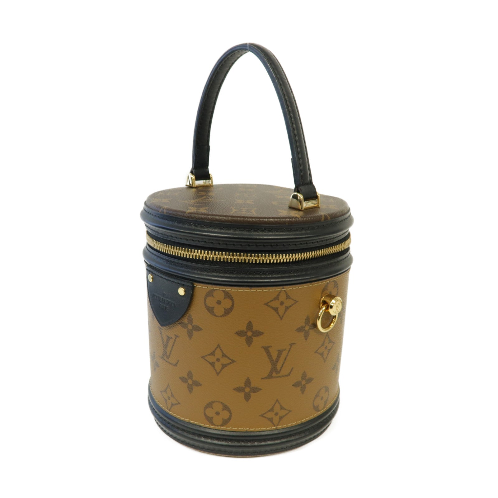 LOUIS VUITTON Monogram Cannes金扣手挽肩背兩用袋啡色