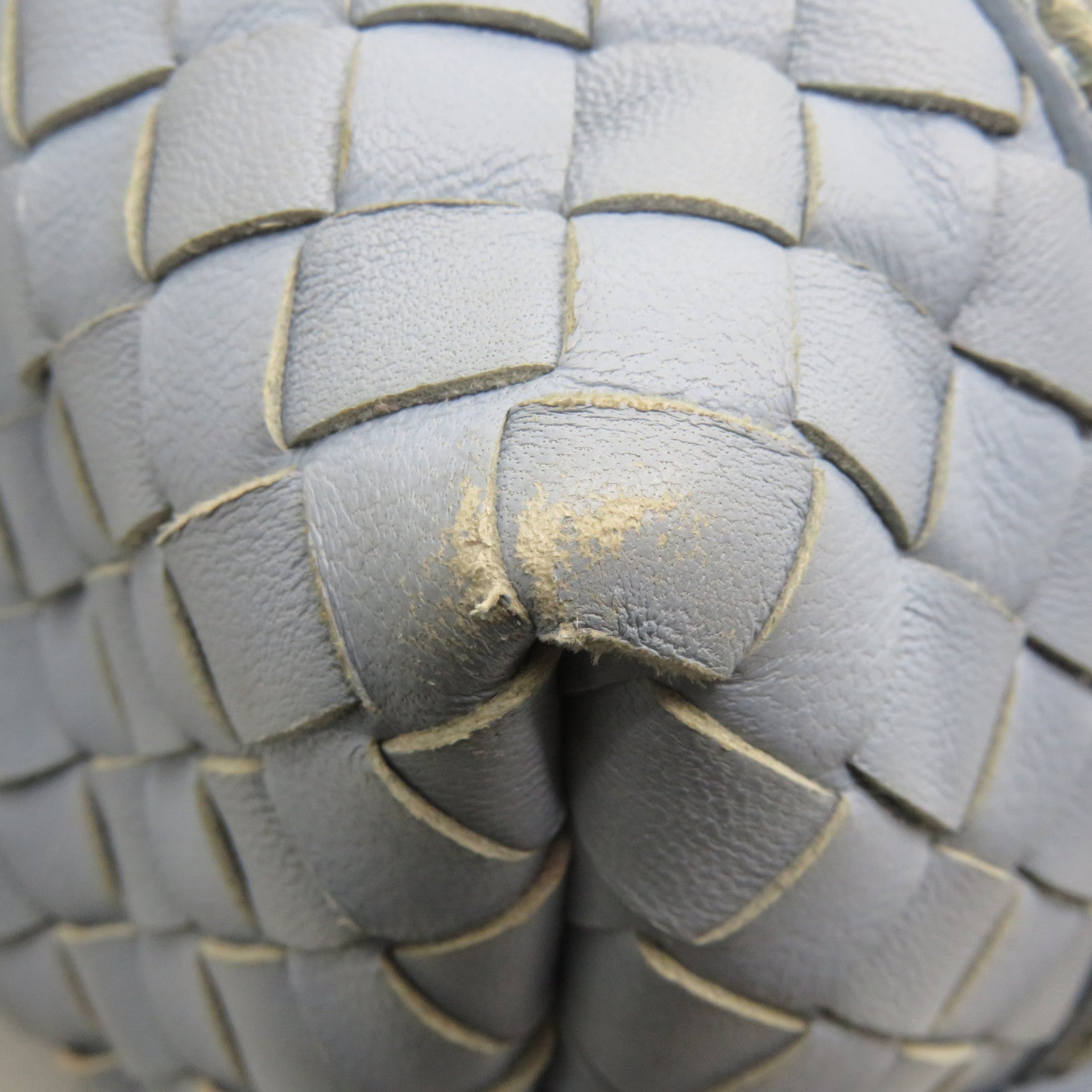 BOTTEGA VENETA 【激減優惠】羊皮皮革/蛇皮皮革Tote Bag肩背袋淺藍色