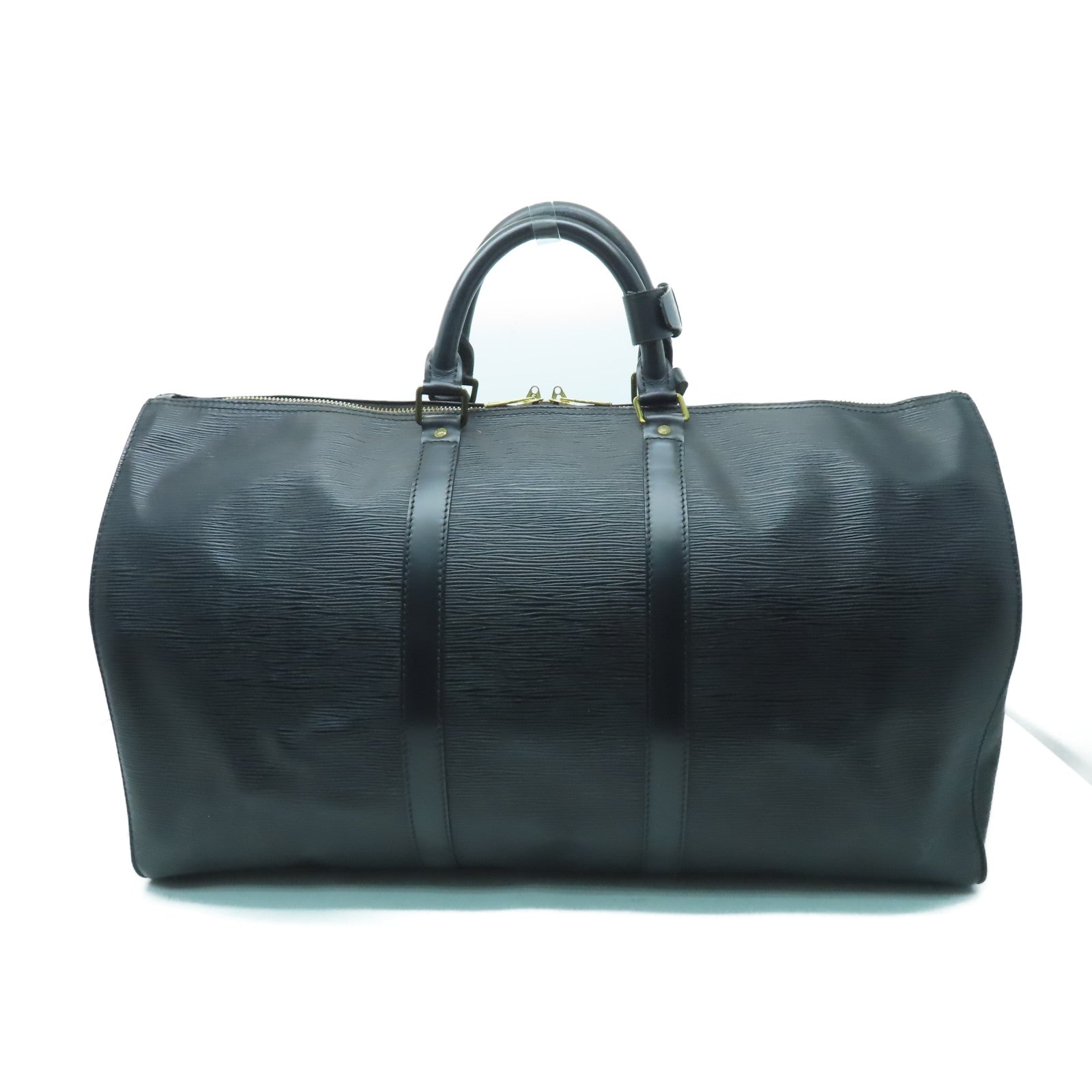 LOUIS VUITTON Epi Keepall 50金扣手挽袋黑色