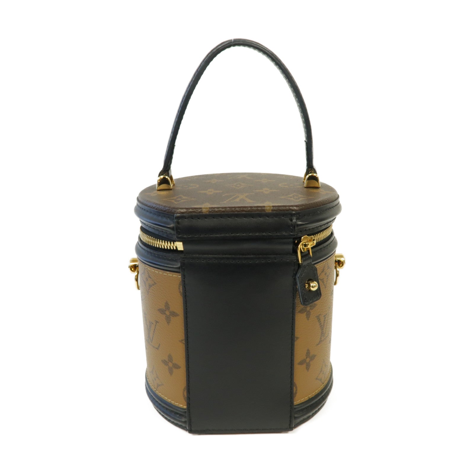 LOUIS VUITTON Monogram Cannes金扣手挽肩背兩用袋啡色