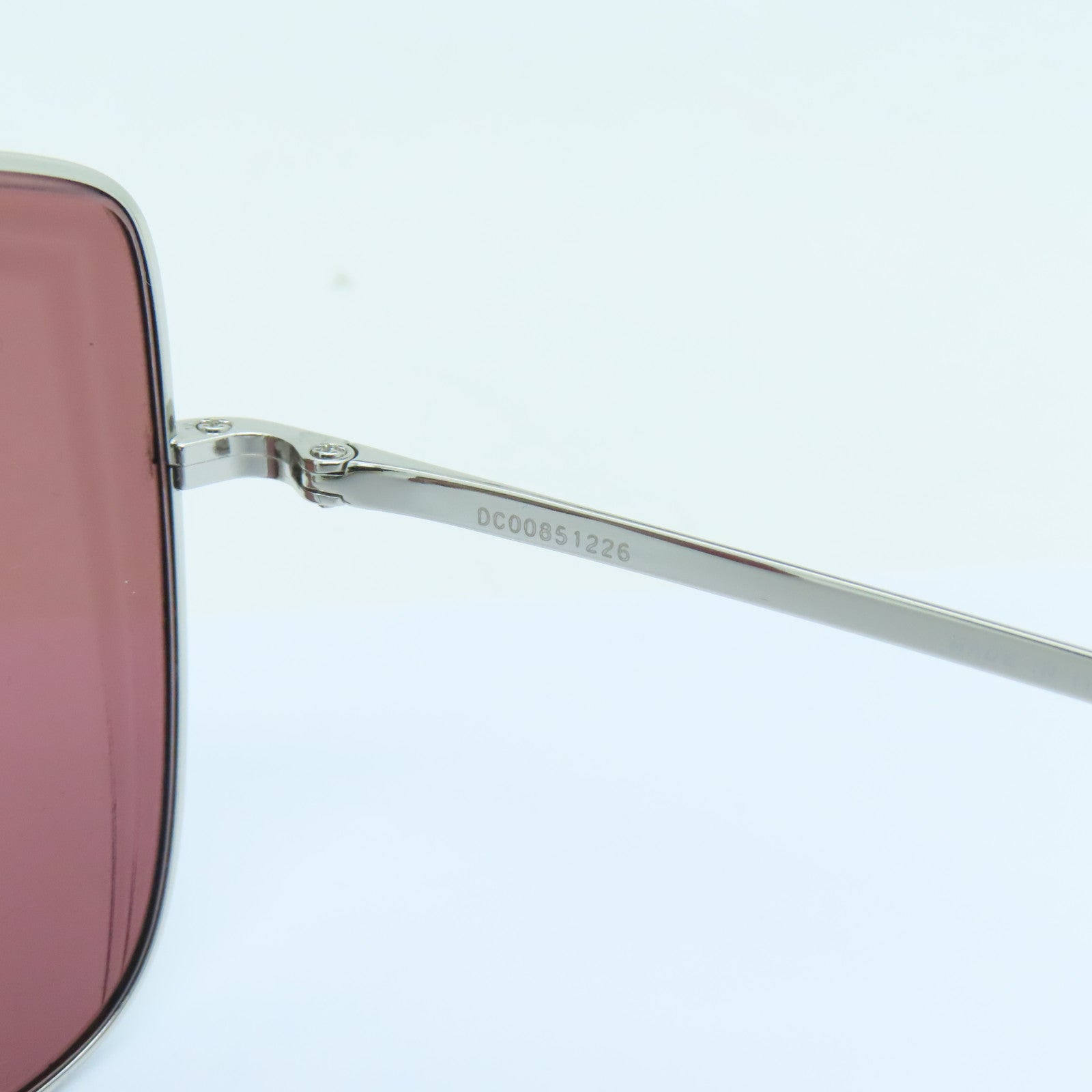 CHANEL 【激減優惠】PVC/金屬Sunglasses太陽眼鏡紫色/銀色