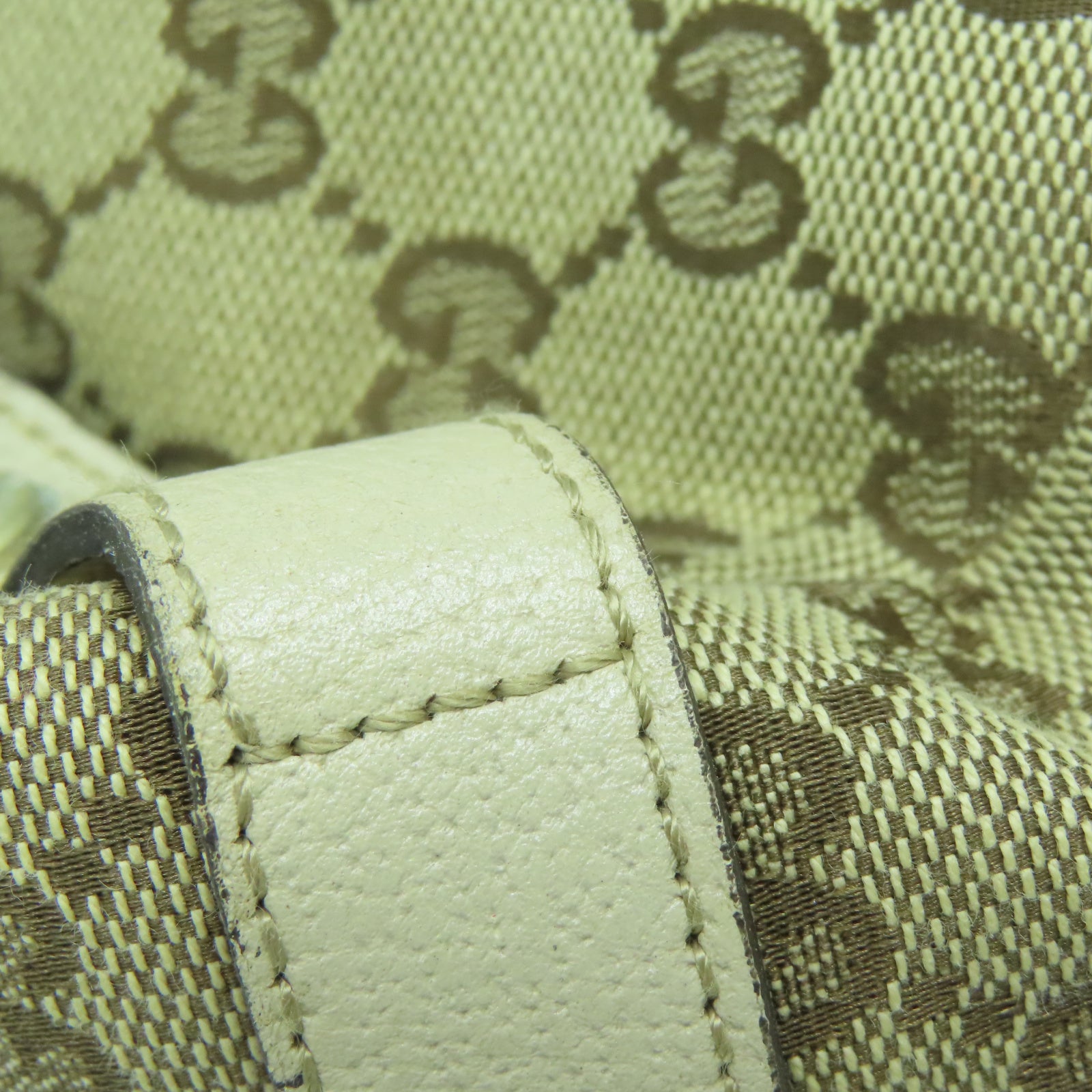 GUCCI 【激減優惠】帆布Shoulder Bag金扣肩背袋棕色