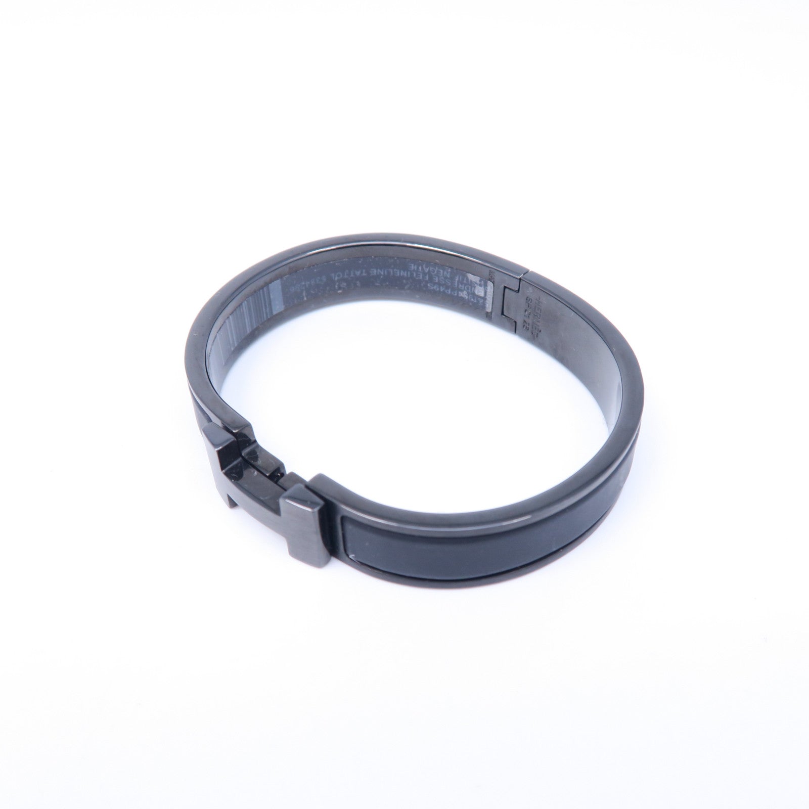 HERMES 金屬Clic H Clac手環黑色