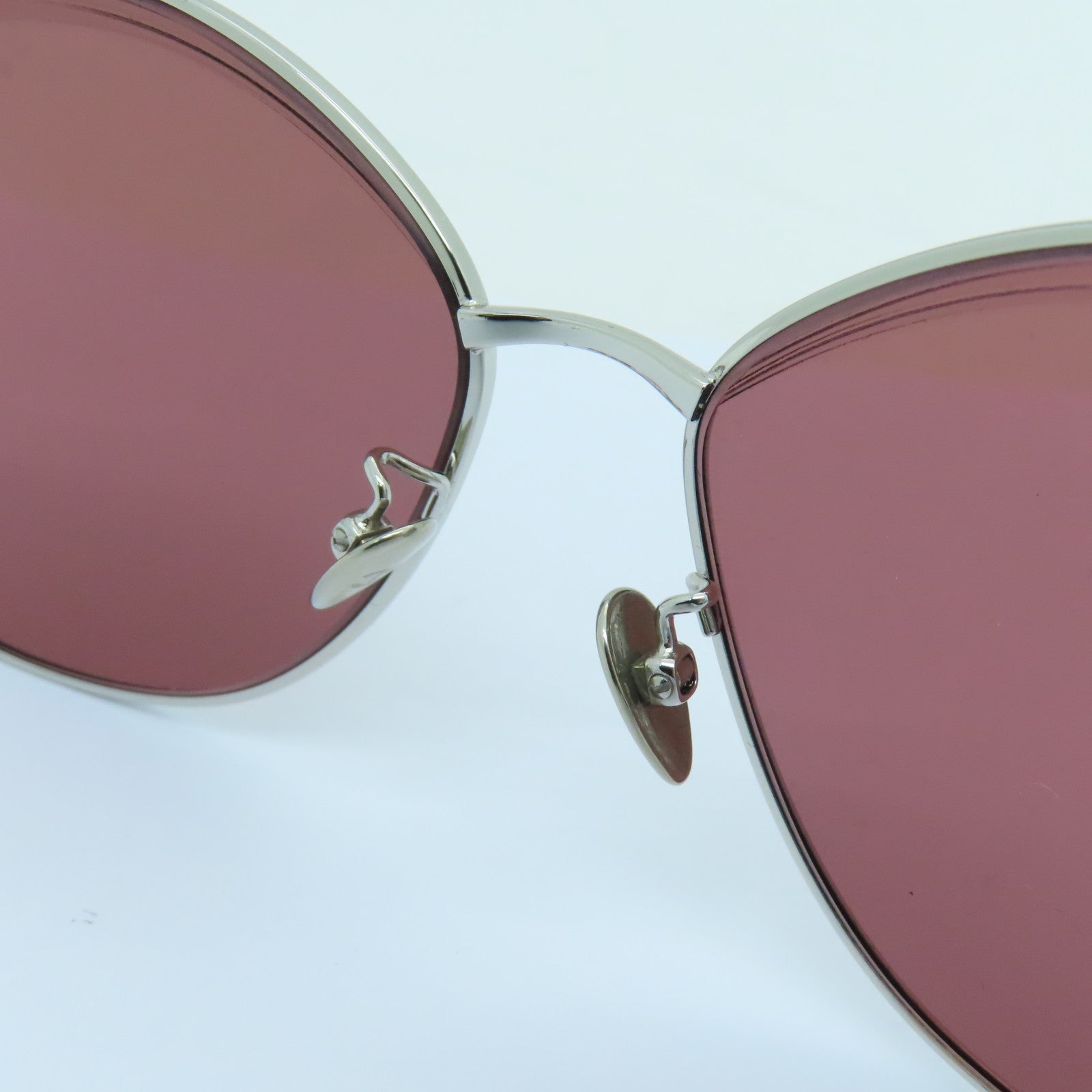 CHANEL 【激減優惠】PVC/金屬Sunglasses太陽眼鏡紫色/銀色