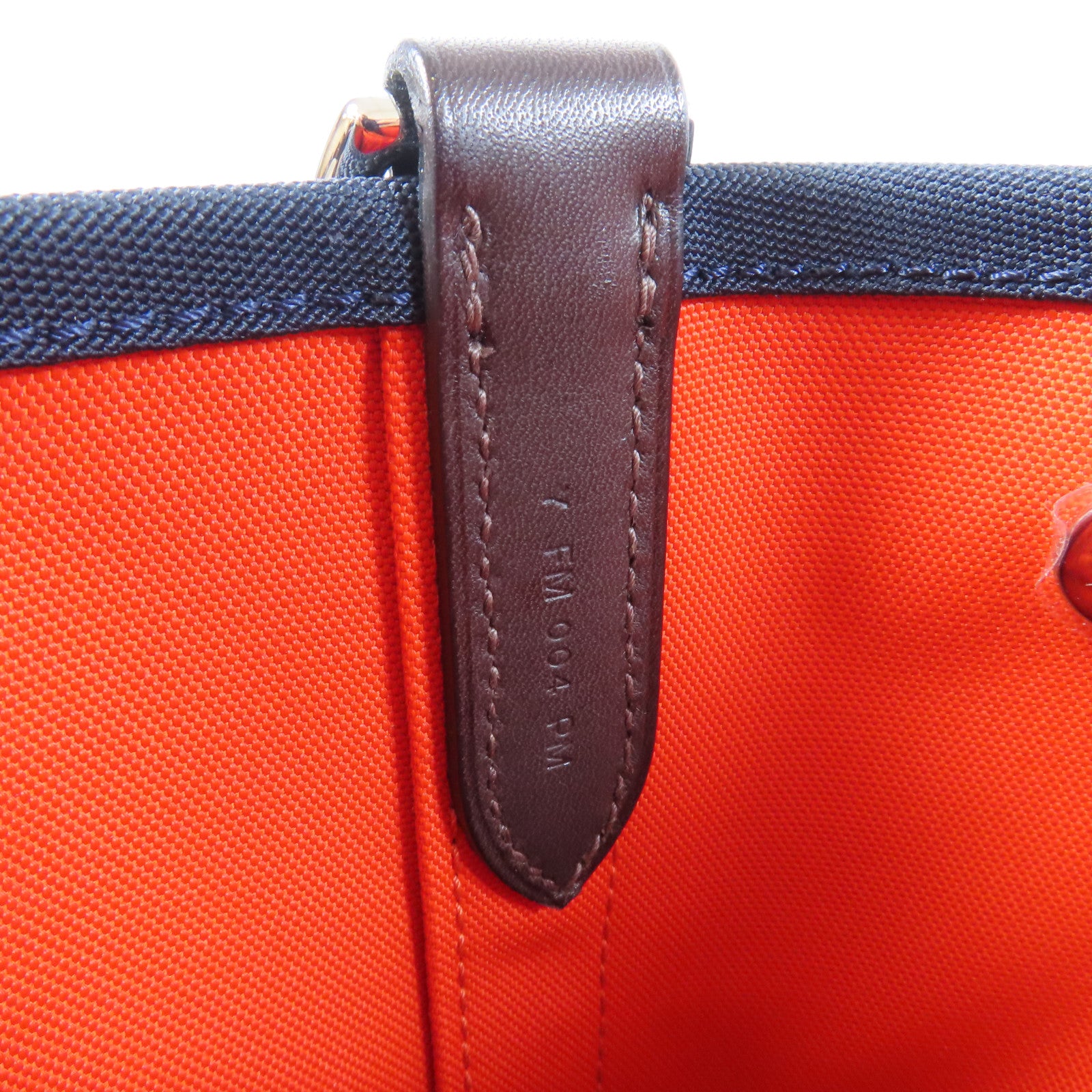 HERMES 帆布Sac De Pansage Groom銀扣手挽肩背兩用袋海軍藍色