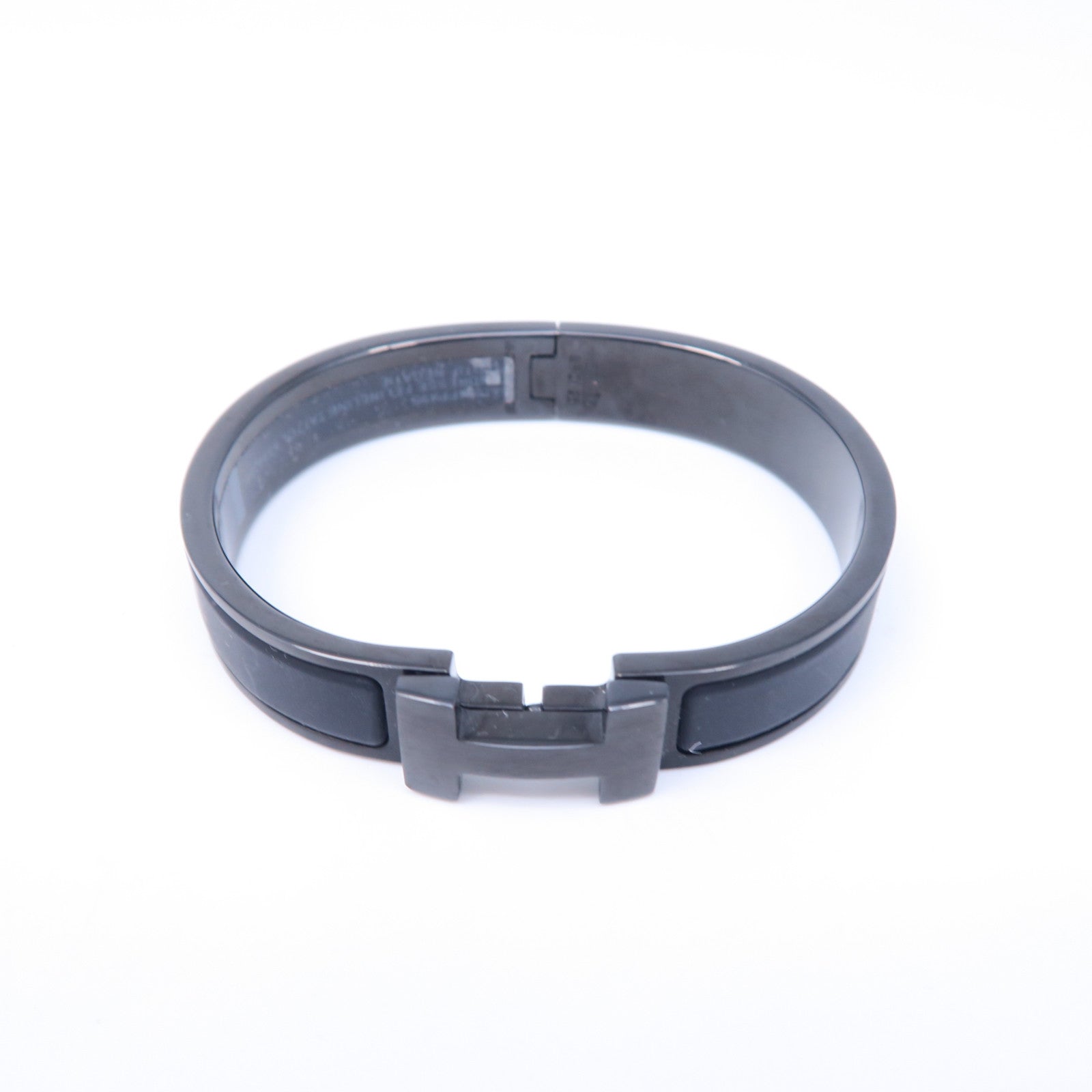 HERMES 金屬Clic H Clac手環黑色