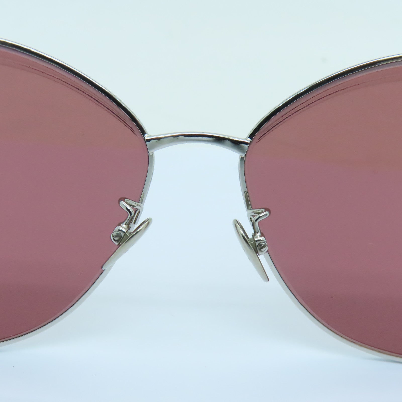 CHANEL 【激減優惠】PVC/金屬Sunglasses太陽眼鏡紫色/銀色