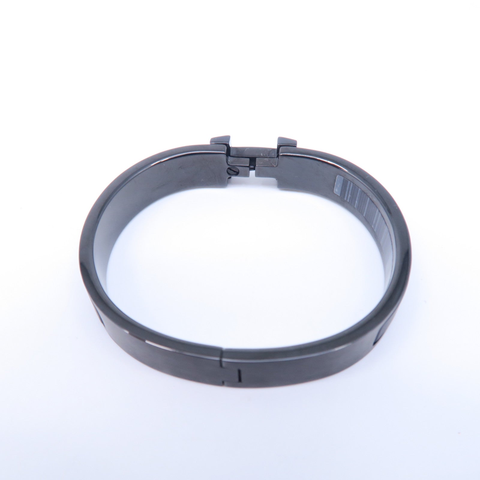 HERMES 金屬Clic H Clac手環黑色