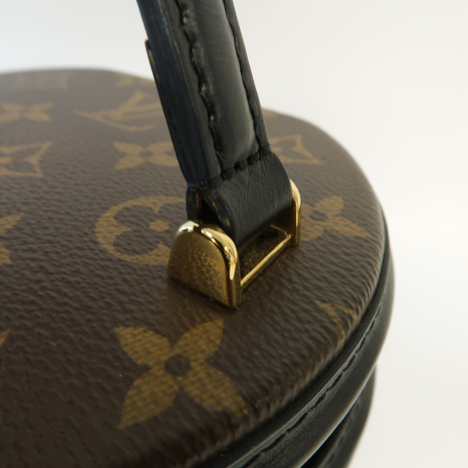 LOUIS VUITTON Monogram Cannes金扣手挽肩背兩用袋啡色