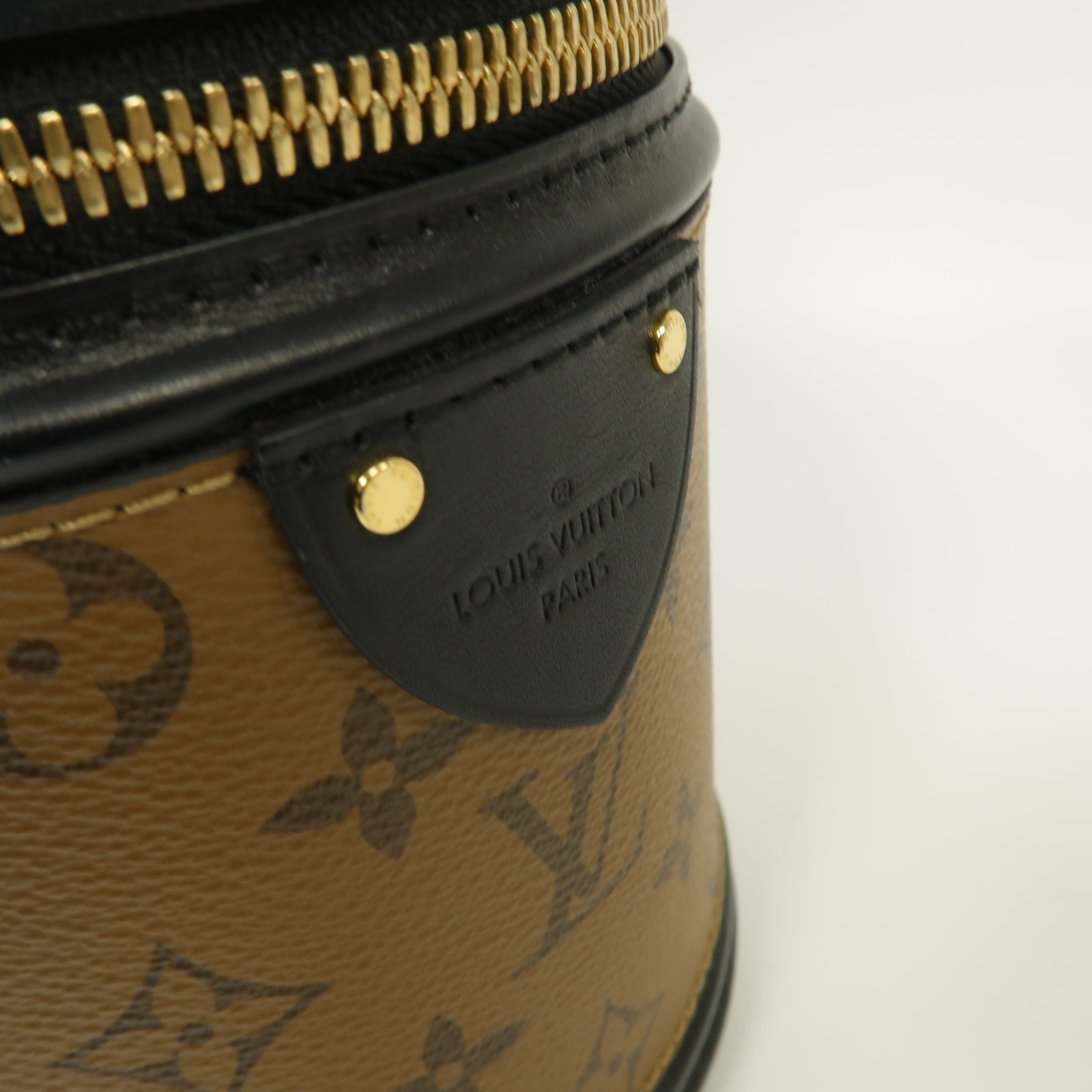 LOUIS VUITTON Monogram Cannes金扣手挽肩背兩用袋啡色