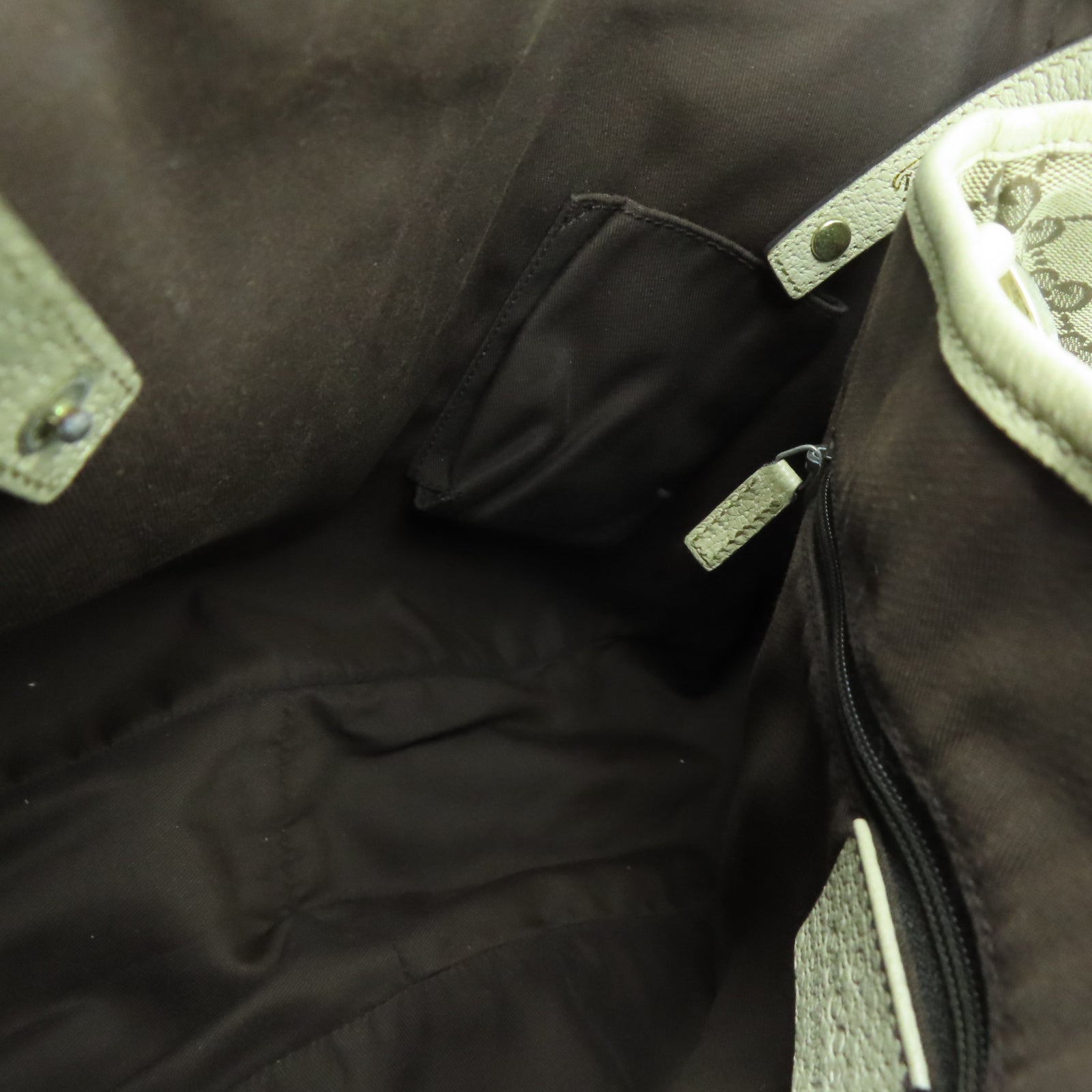 GUCCI 【激減優惠】帆布Shoulder Bag金扣肩背袋棕色