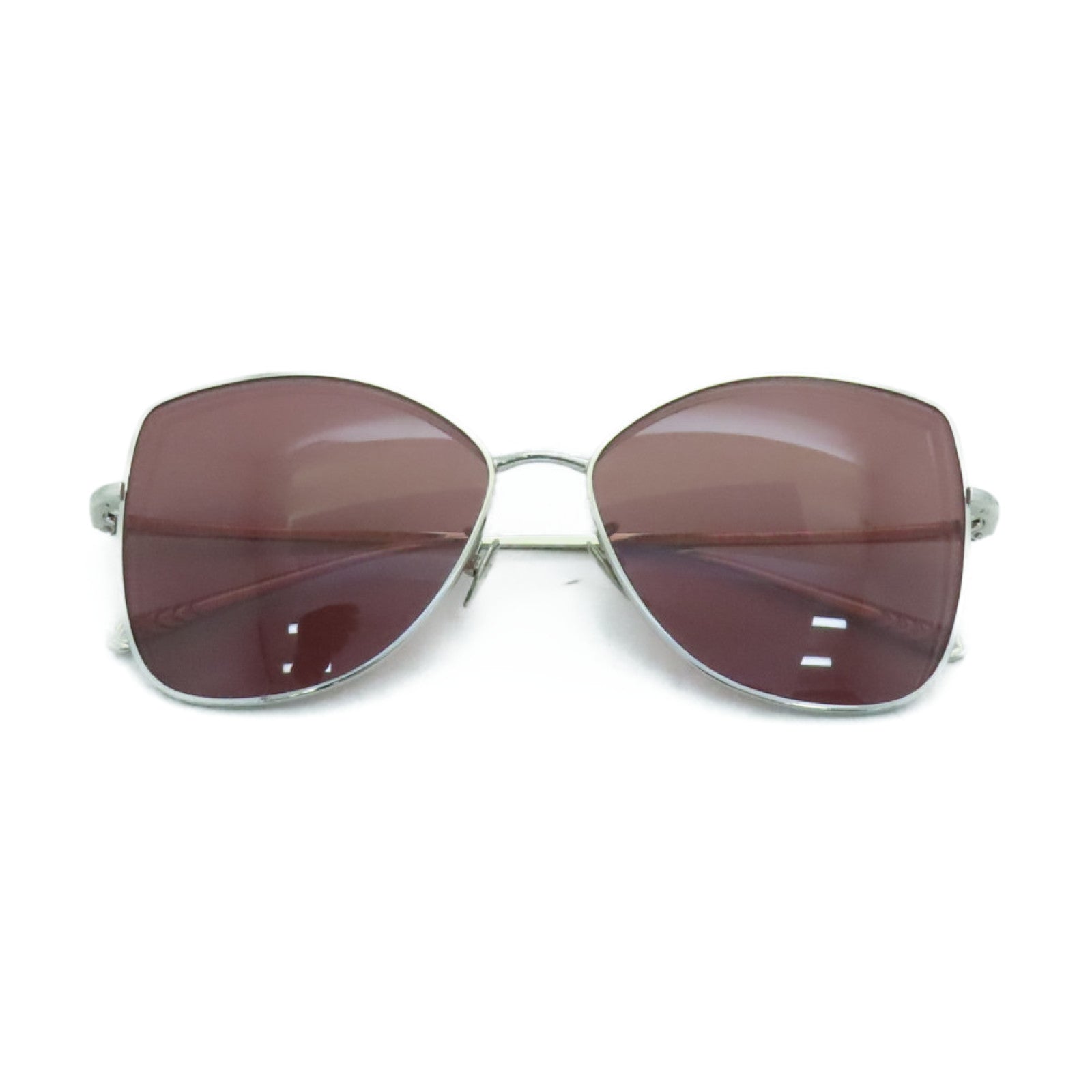 CHANEL 【激減優惠】PVC/金屬Sunglasses太陽眼鏡紫色/銀色