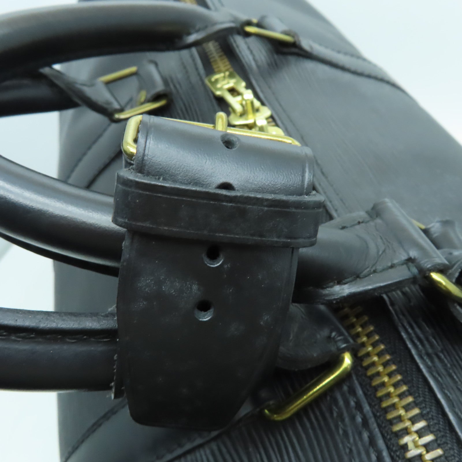 LOUIS VUITTON Epi Keepall 50金扣手挽袋黑色