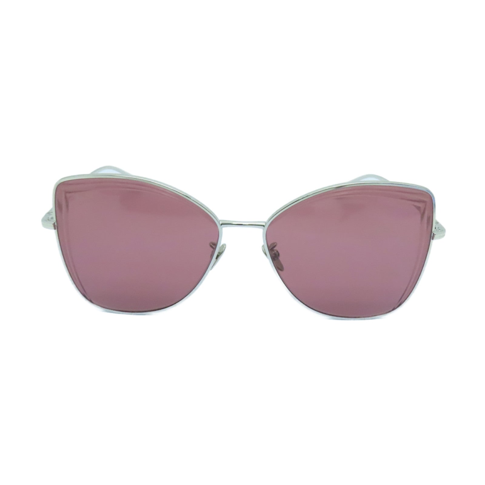 CHANEL 【激減優惠】PVC/金屬Sunglasses太陽眼鏡紫色/銀色