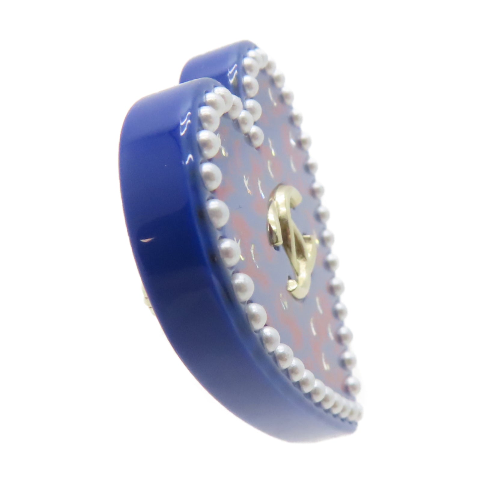 CHANEL PVC Brooch胸針藍色