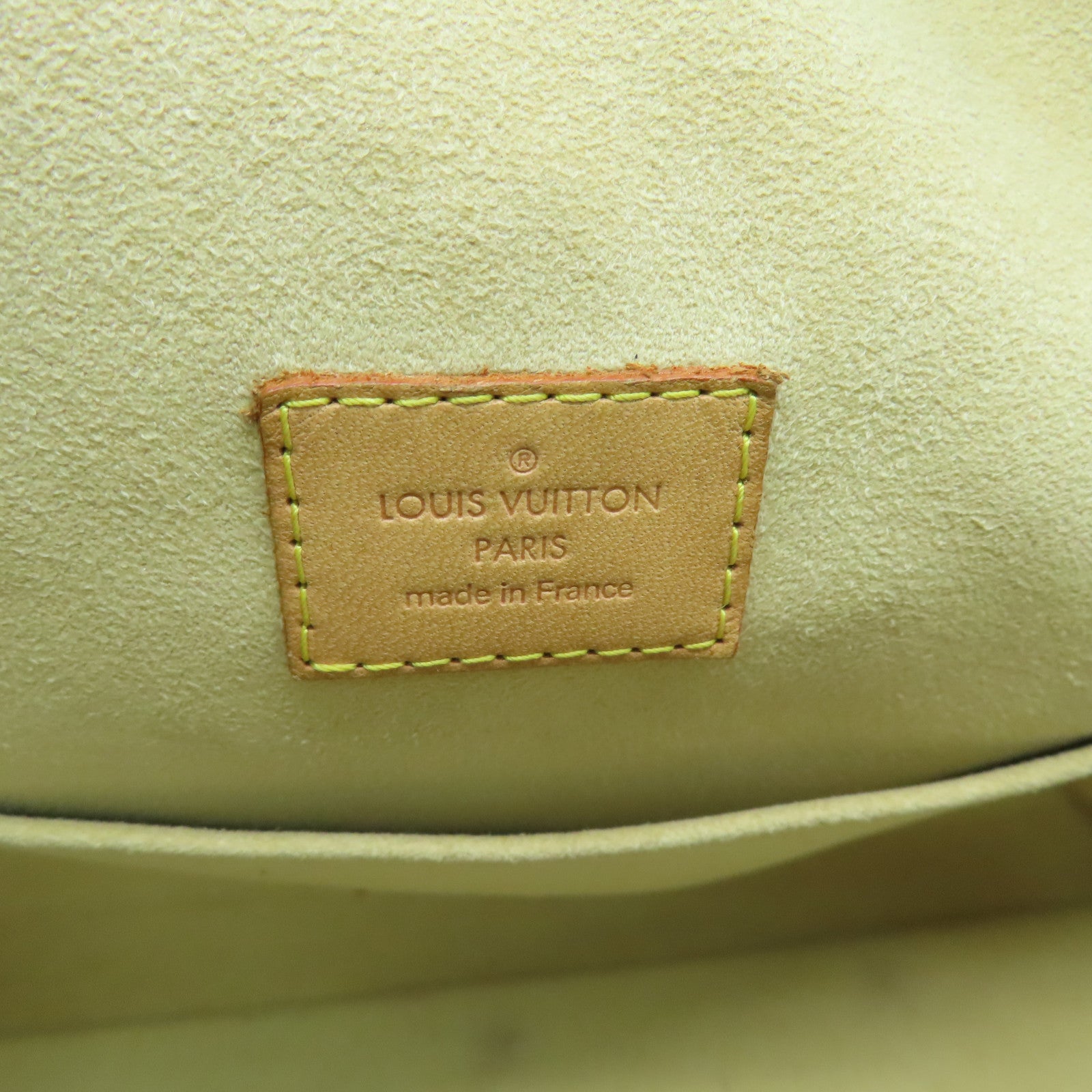 LOUIS VUITTON Monogram Manhattan GM金扣手挽袋棕色