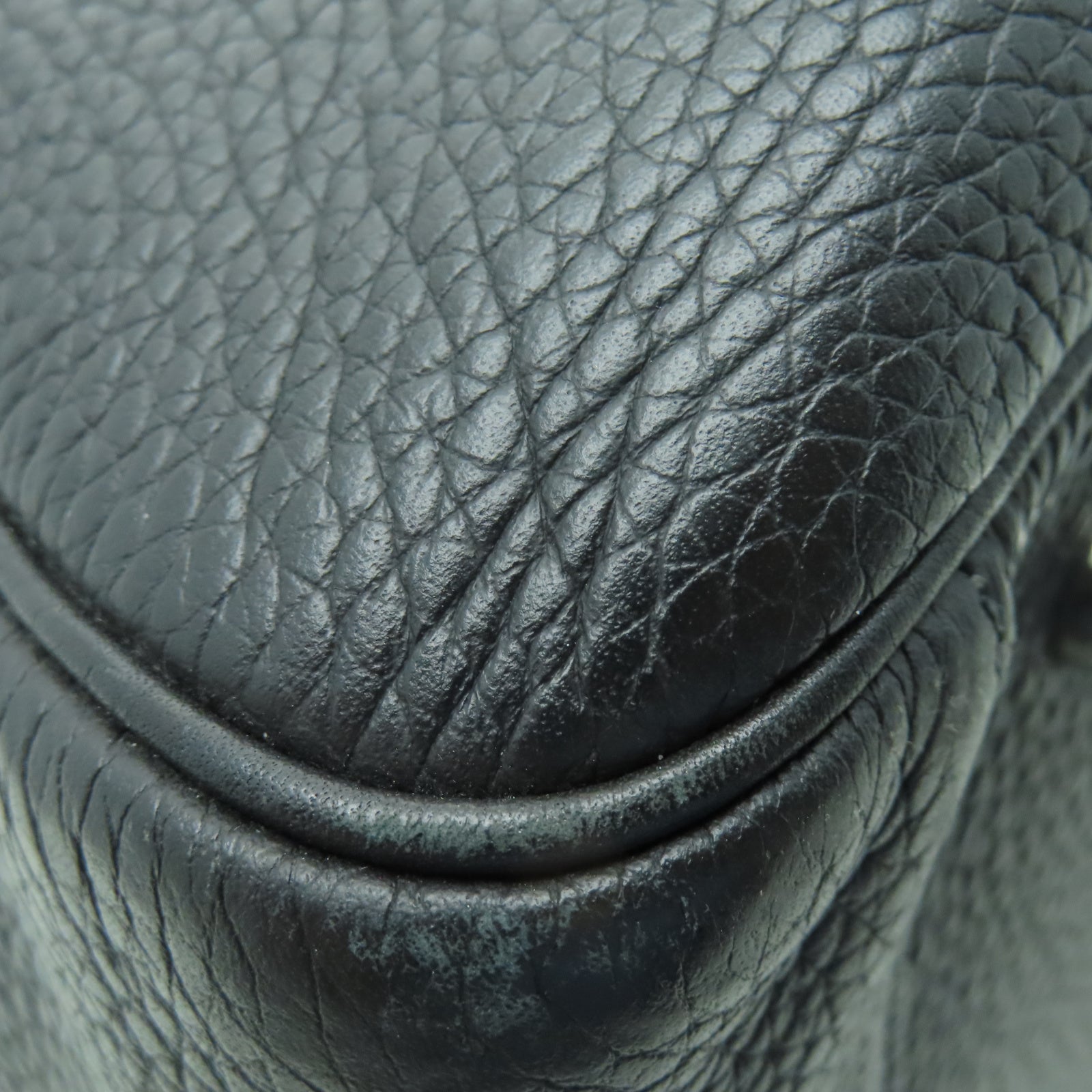 HERMES Taurillon Clemence皮革Lindy 34銀扣手挽肩背兩用袋黑色