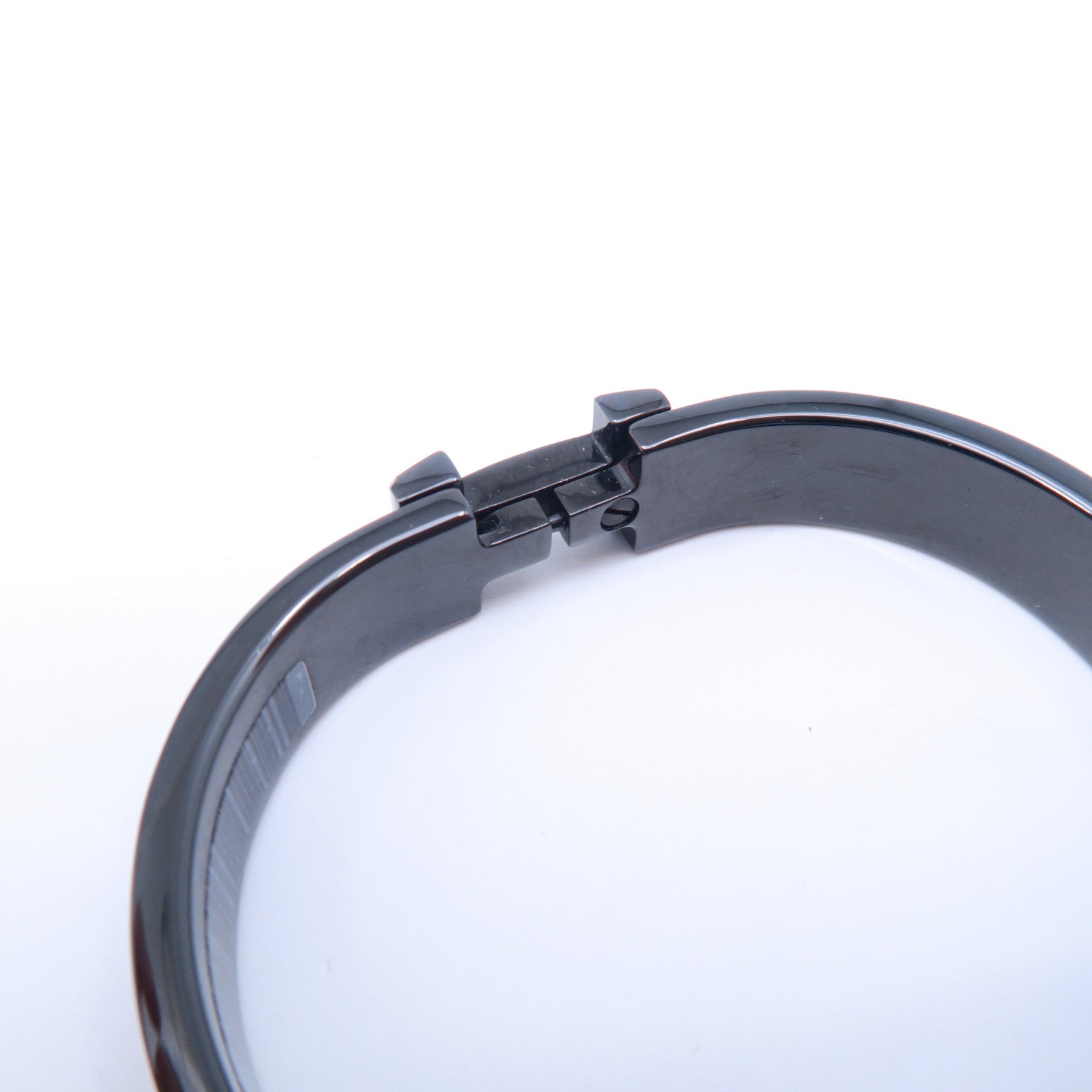 HERMES 金屬Clic H Clac手環黑色