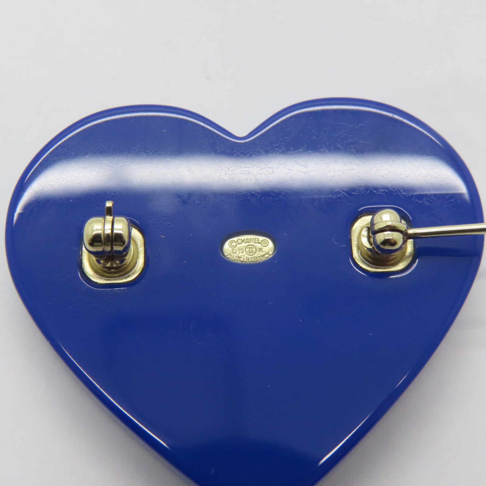 CHANEL PVC Brooch胸針藍色