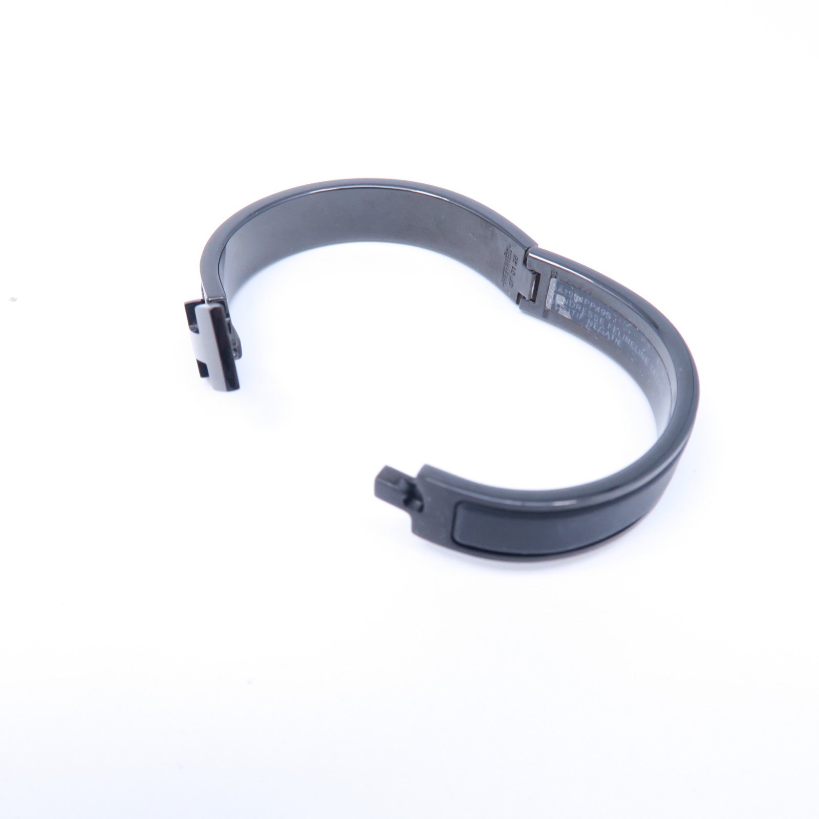 HERMES 金屬Clic H Clac手環黑色