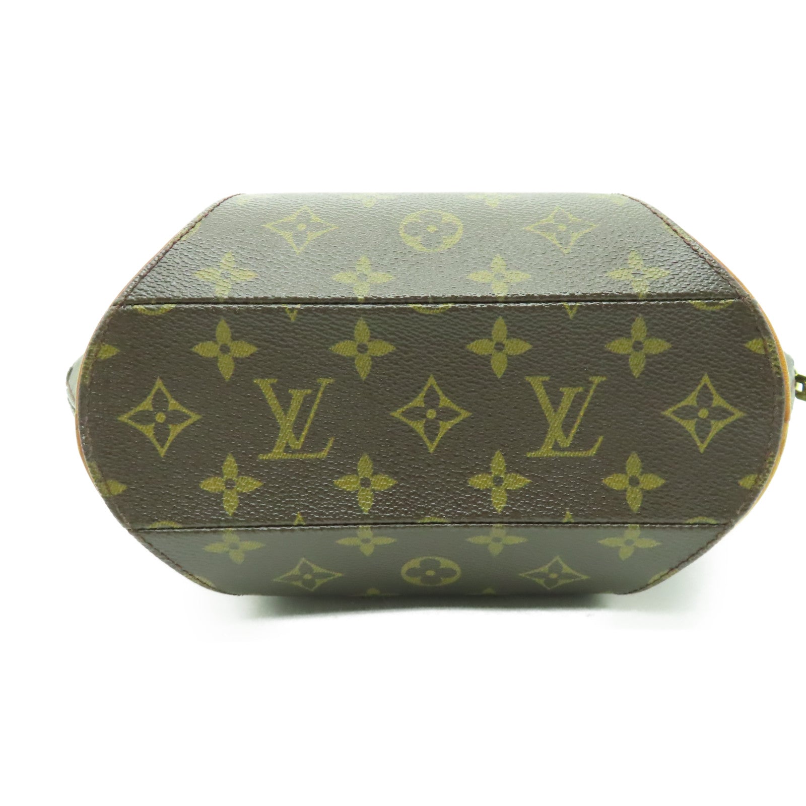 LOUIS VUITTON Monogram Elipse PM金扣手挽袋啡色