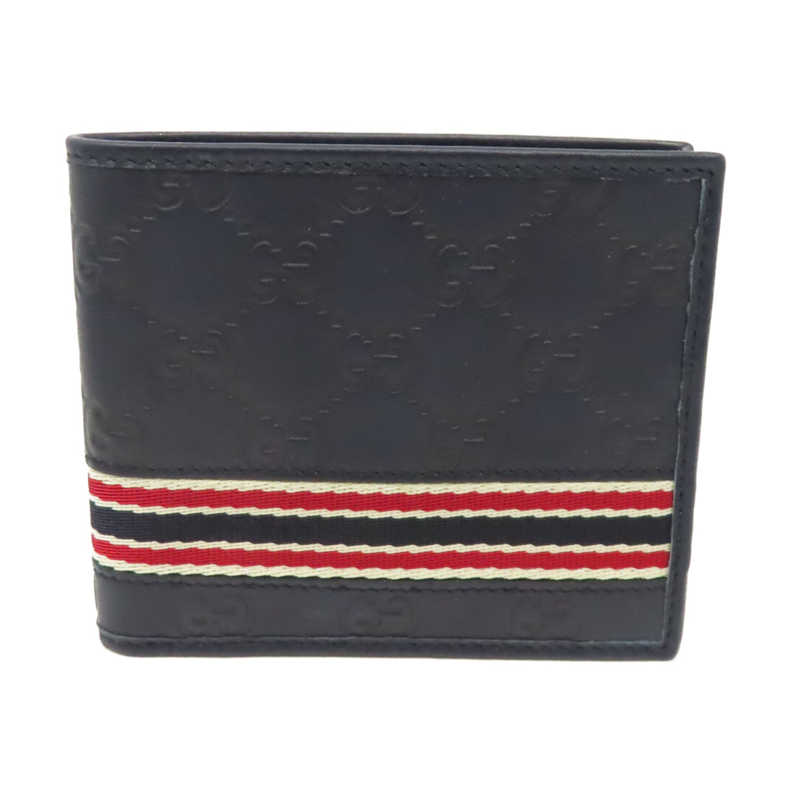 GUCCI 牛皮皮革Short Wallet短錢包寶藍色