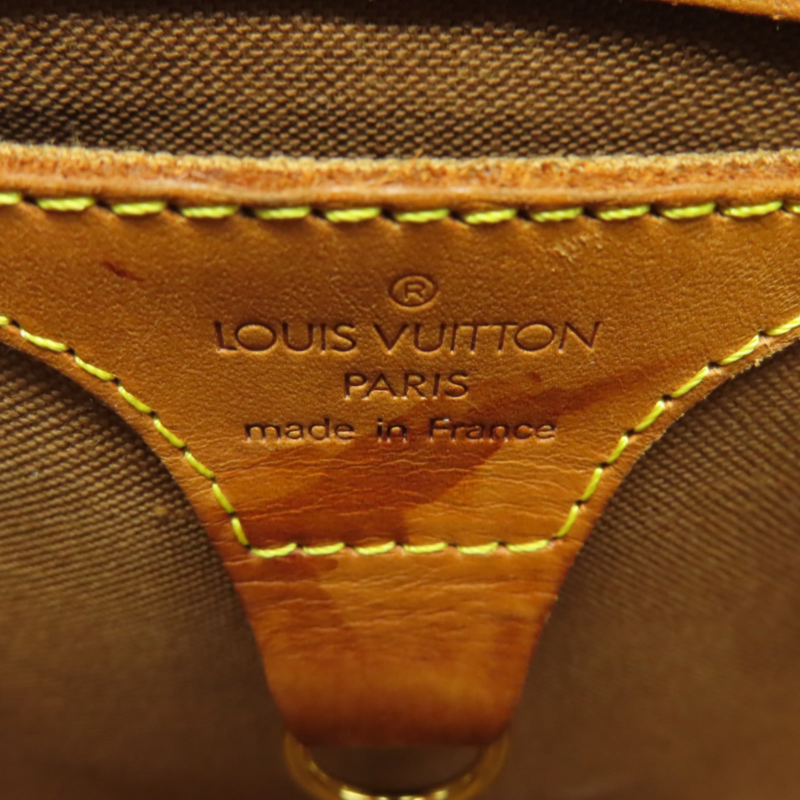LOUIS VUITTON Monogram Elipse PM金扣手挽袋啡色